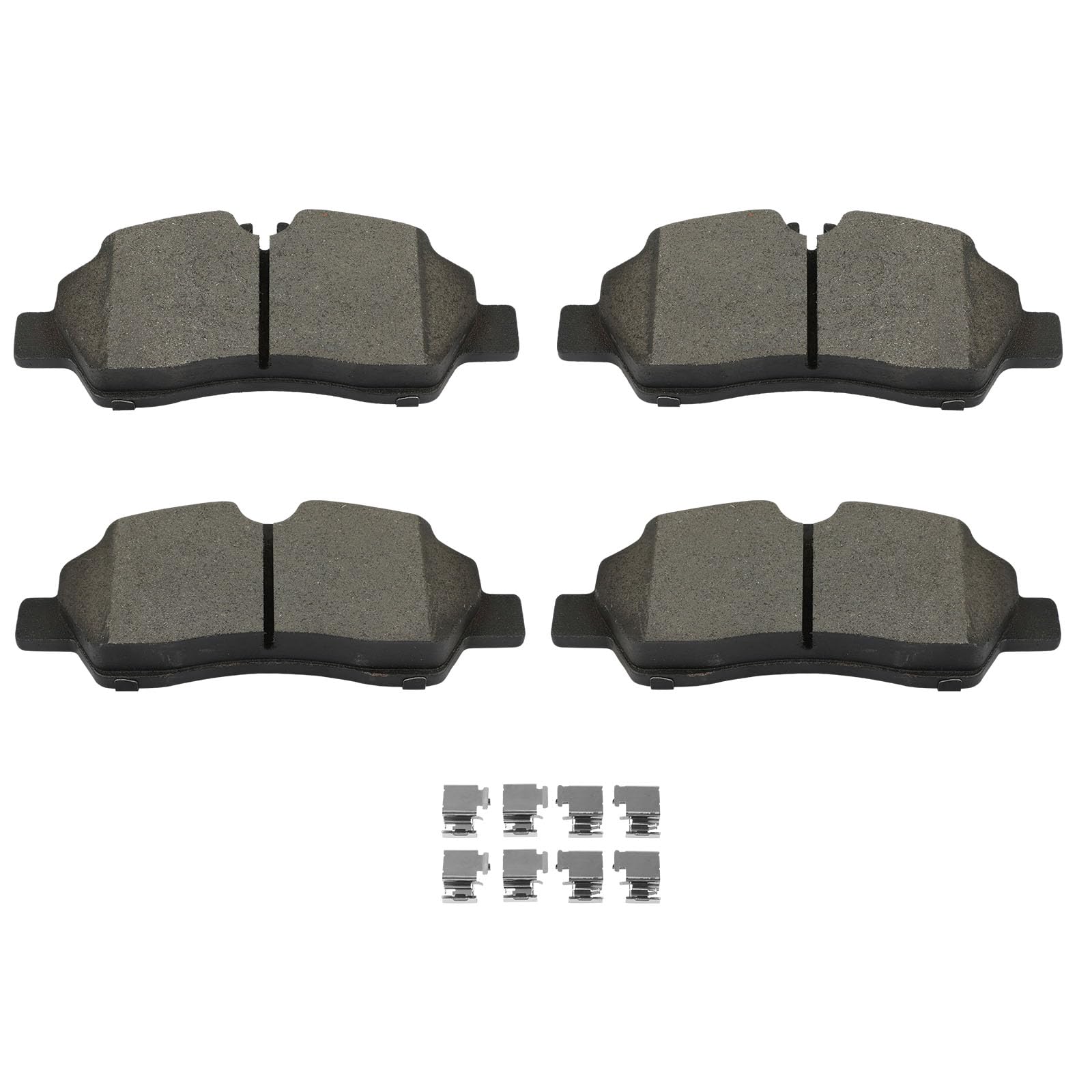 Scitoo D1775 Metallic Brake Pads Sets Rear W/Hardware Replacement For Ford For Transit/For Transit-150 / For Transit-250 / For T