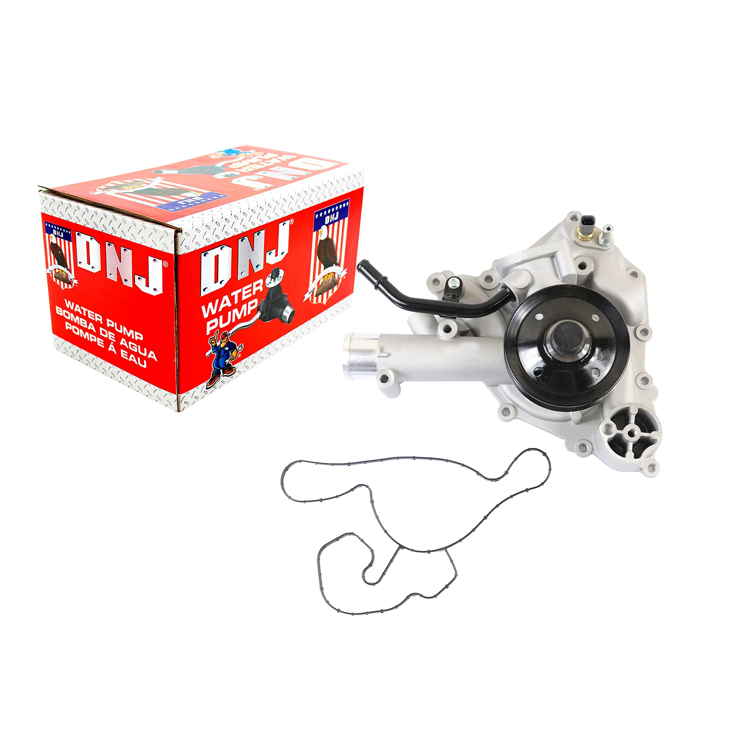 Dnj Wp4317 Water Pump For 14-19 Ram/ 2500, 3500, 4500, 5500 6.4L V8 Ohv Naturally Aspirated