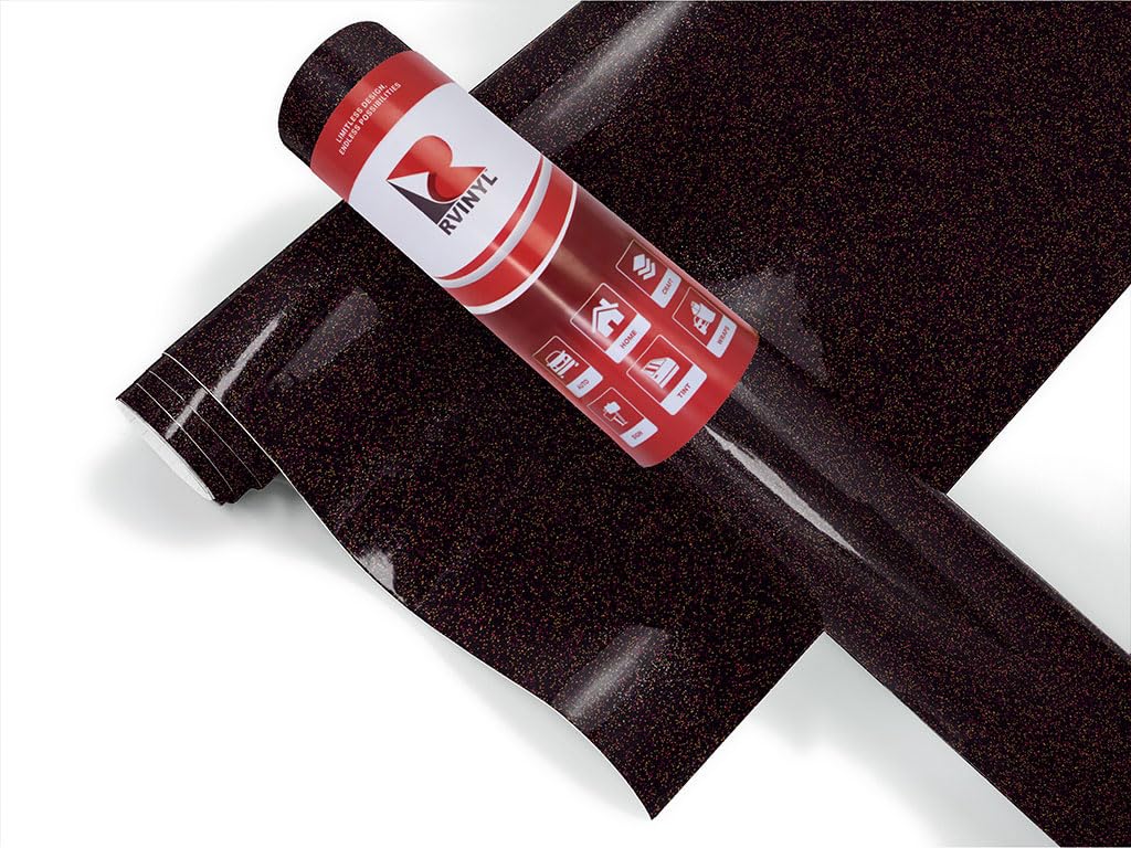 3M 2080 Series Gp282 Gloss Ember Black - 5Ft X 15Ft - 75Sq Ft - Dual Cast Thick Vinyl Car Wrapping Film - Vehicle Sheet Roll