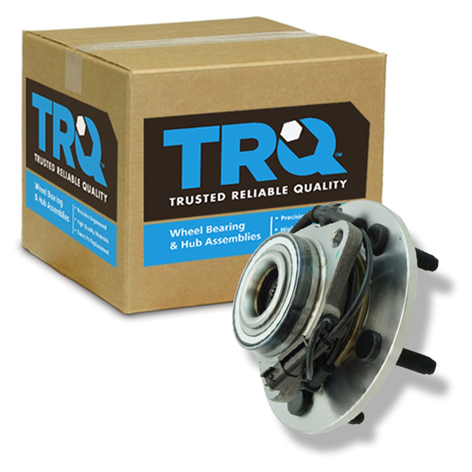 Trq Front Wheel Bearing & Hub Assembly With Abs Sensor Compatible With 2012-2018 Ram 1500 2019-2022 1500 Classic