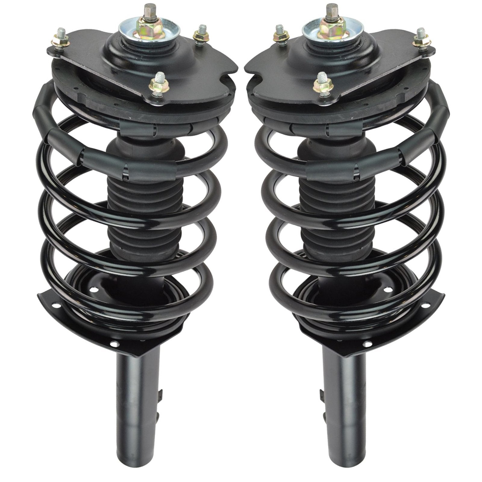 Trq Front Strut & Coil Spring Assembly Set Driver & Passenger Sides Compatible With 96-07 Ford Taurus 96-05 Mercury Sable