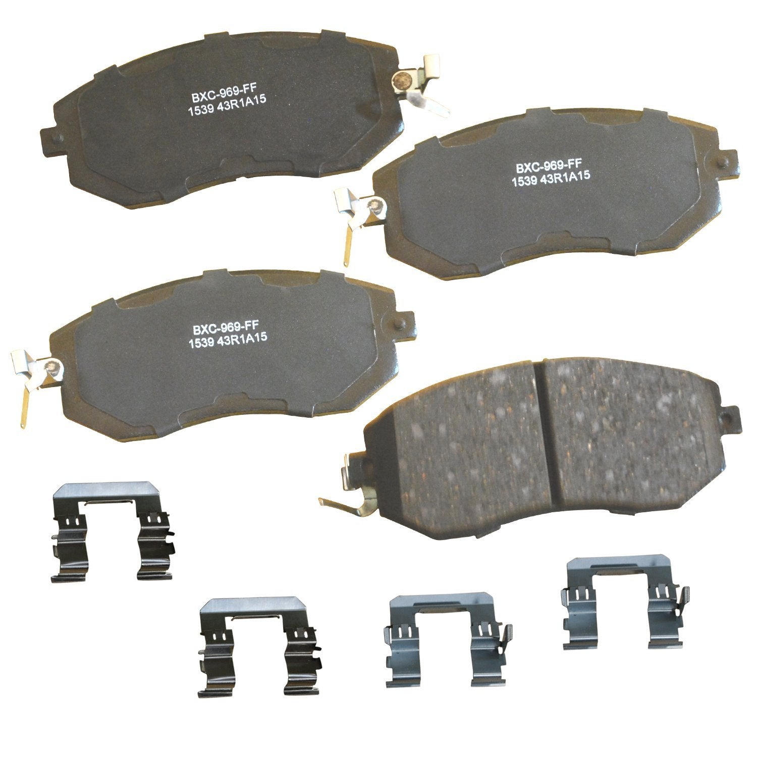 Bendix Premium Sbc1539 Ceramic Front Brake Pads For Select Models Scion Fr-S, Subaru Brz, Crosstrek, Forester, Impreza, Legacy, 