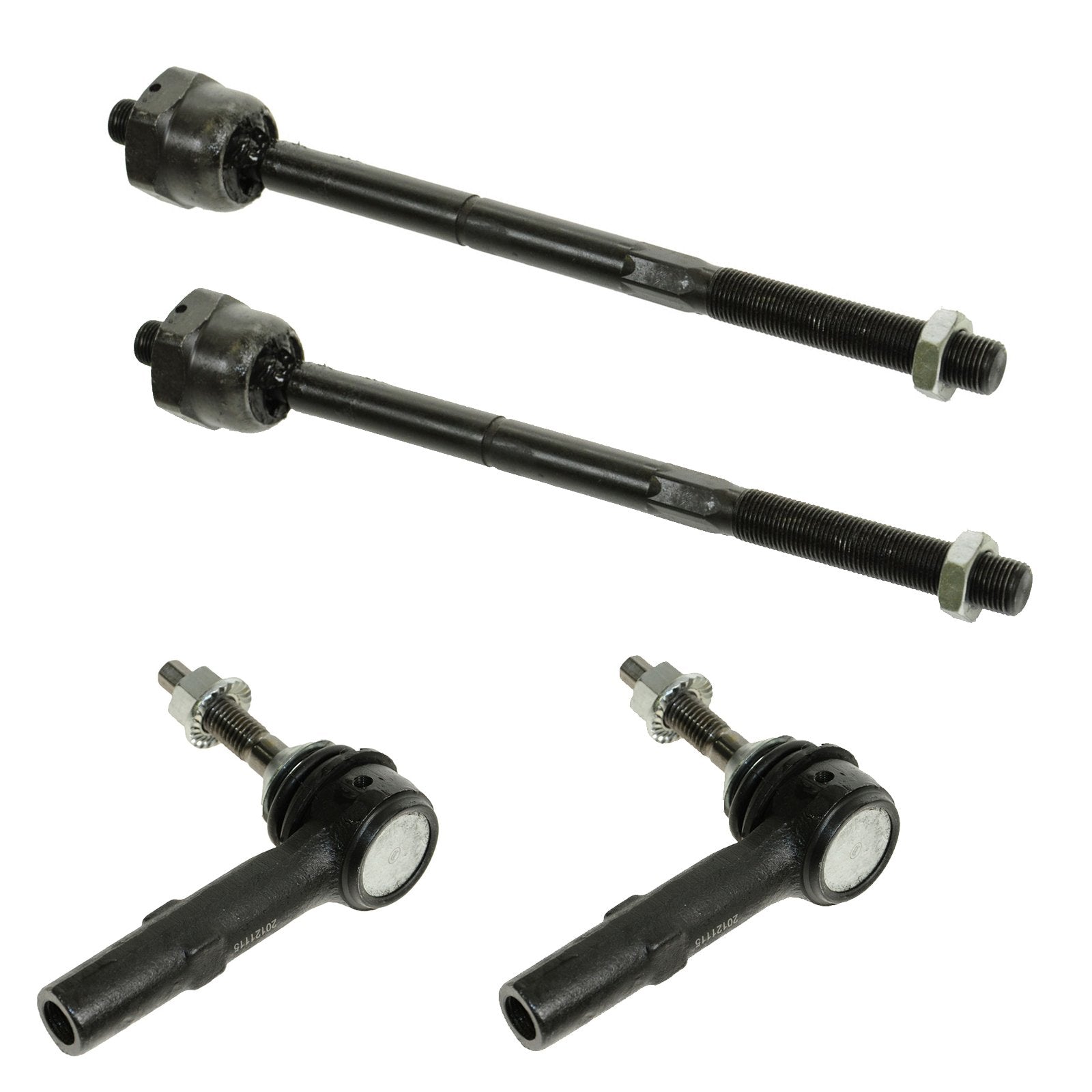 Trq Front Tie Rod Set Compatible With 2003-2006 Ford Expedition Lincoln Navigator