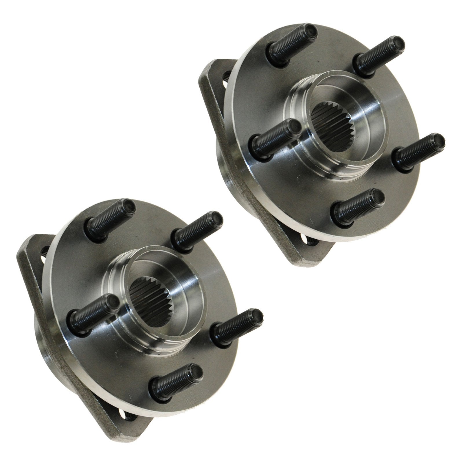 Trq Front Wheel Hub Bearings Assembly Set Compatible With 1995-2000 Chrysler Cirrus 1996-2006 Sebring 1995-2006 Dodge Stratus 19