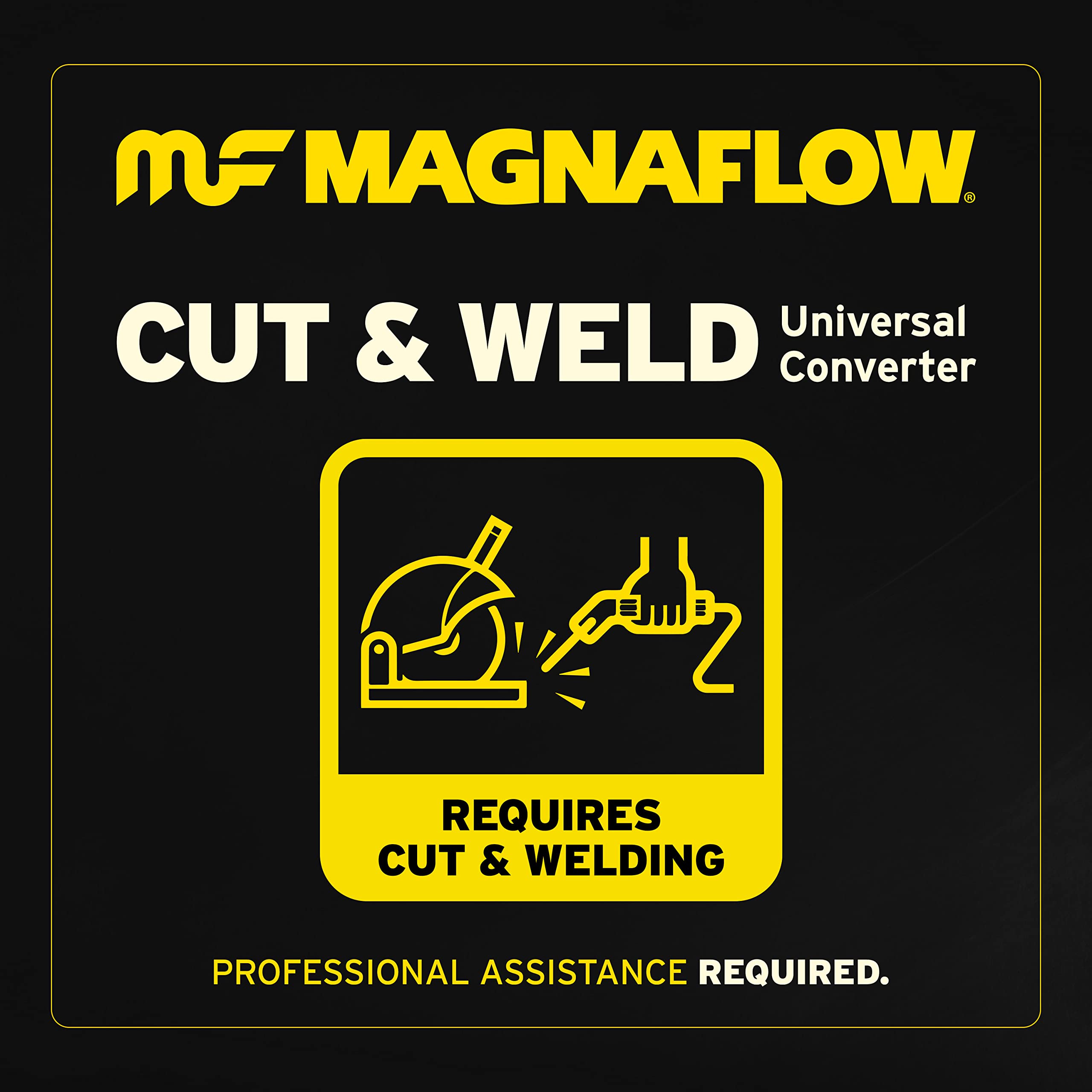 Magnaflow Catalytic Converter 51355: 2.25'/2.25' Inlet/Outlet, Oem Grade, Universal Fit (Epa Compliant)