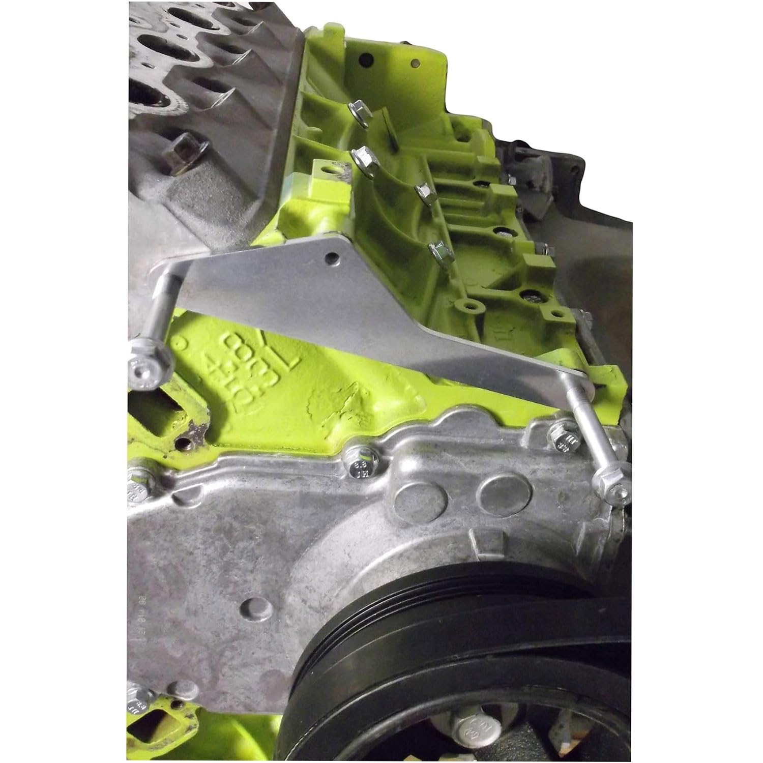 Ict Billet Ls Truck/Suv Iron Block Drill Template To Mount Alternator Ls1 Lsx Lm7 Lr4 Lq4 L92 L96 Bare Aluminum Designed & Manuf