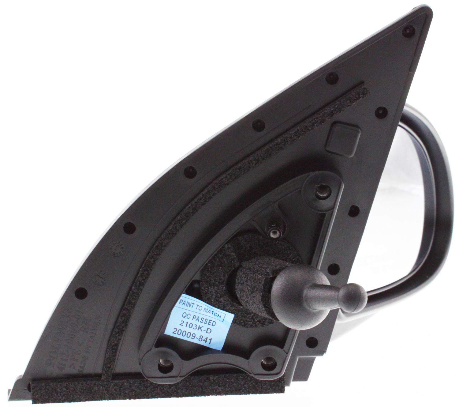 Garage-Pro Mirror Compatible with 2006-2009 Hyundai Accent, Passenger Side, Manual Folding