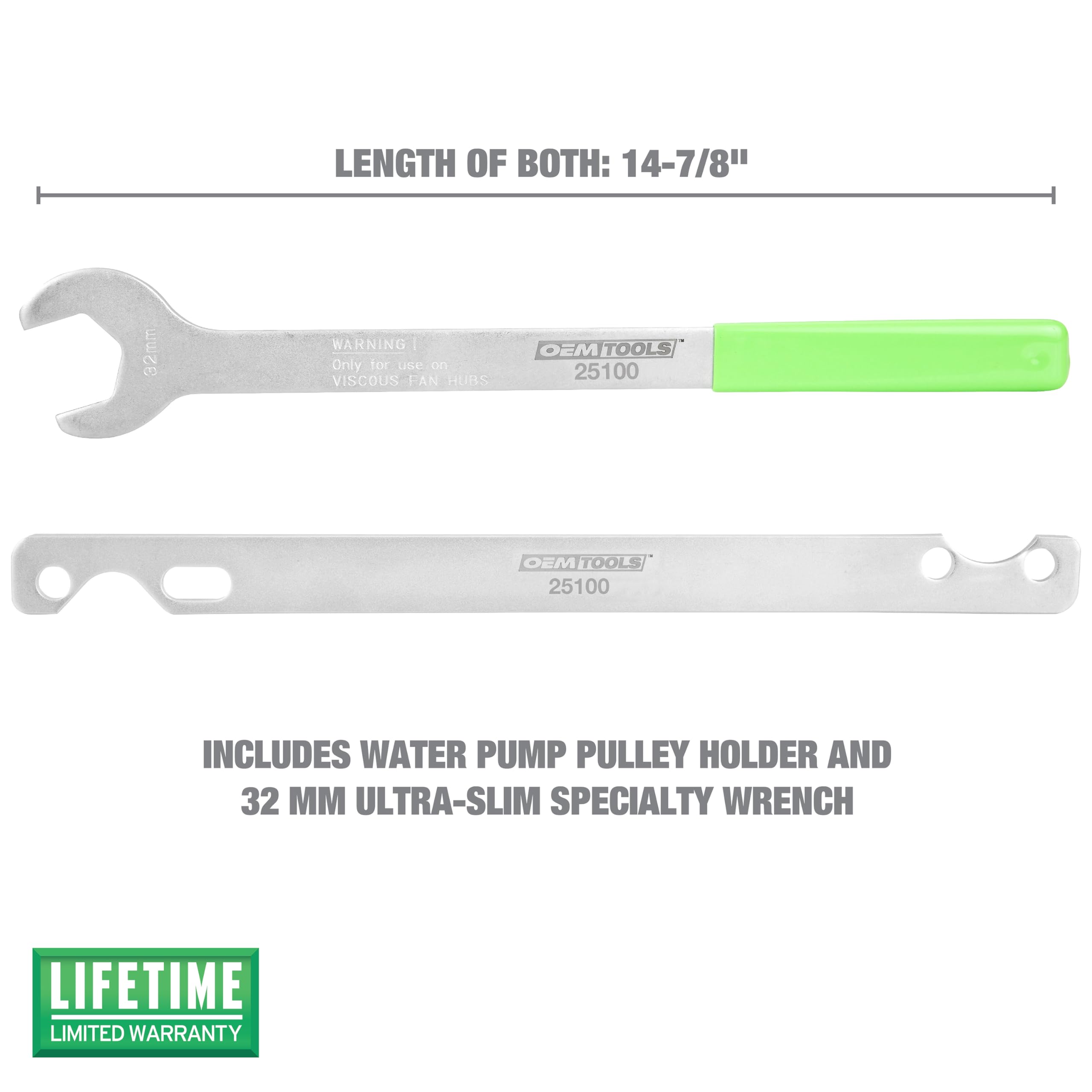 Oemtools 25100 Bmw 32Mm Cooling Fan Clutch Wrench Set