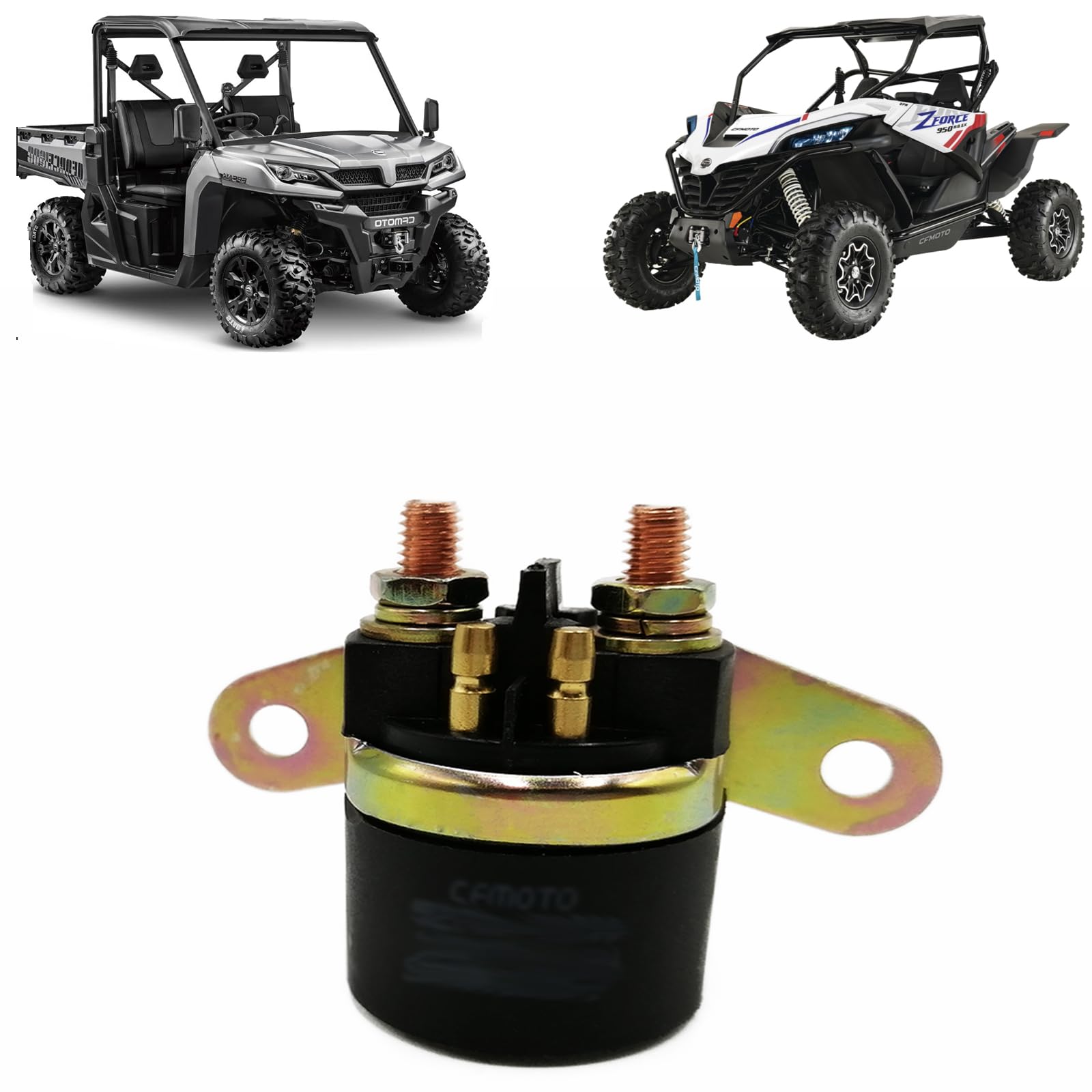 Qymoto Cfmoto Starter Solenoid Relay For Cfmoto Uforce 600 1000,Zforce 950 Zforce 800 Trail,Zforce 500 Oem#5270-150500 (2013-202