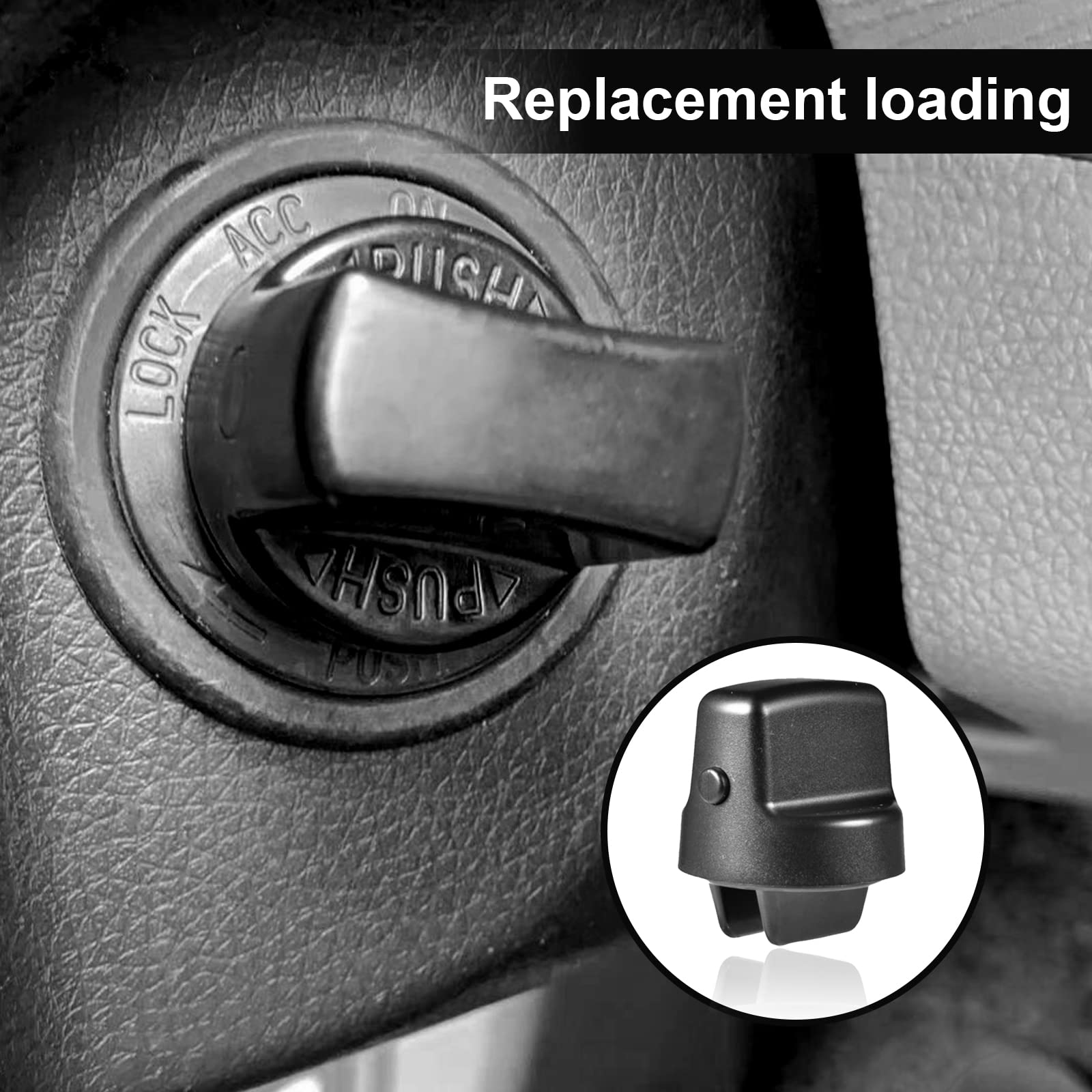 Ignition Key Knob Push Turn Switch Compatible With 2007-2015 Mazda Cx-9 2006-2007 Mazda 6 2007-2011 Cx7 | Replaces D461-66-141A-