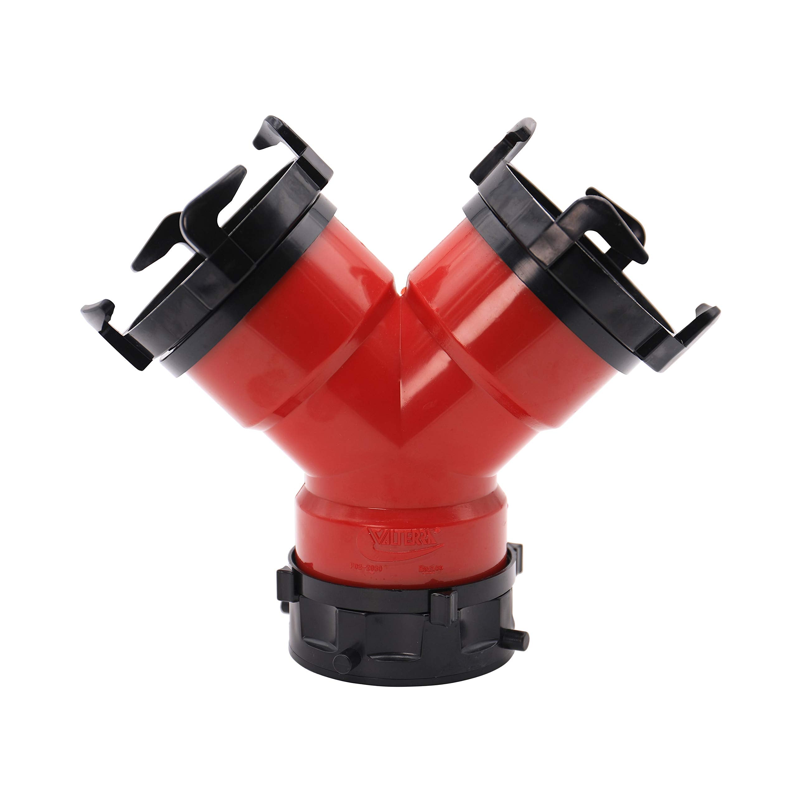 Valterra F02-2030 3 Rotating Rv Wye With Bayonet Fittings, Red