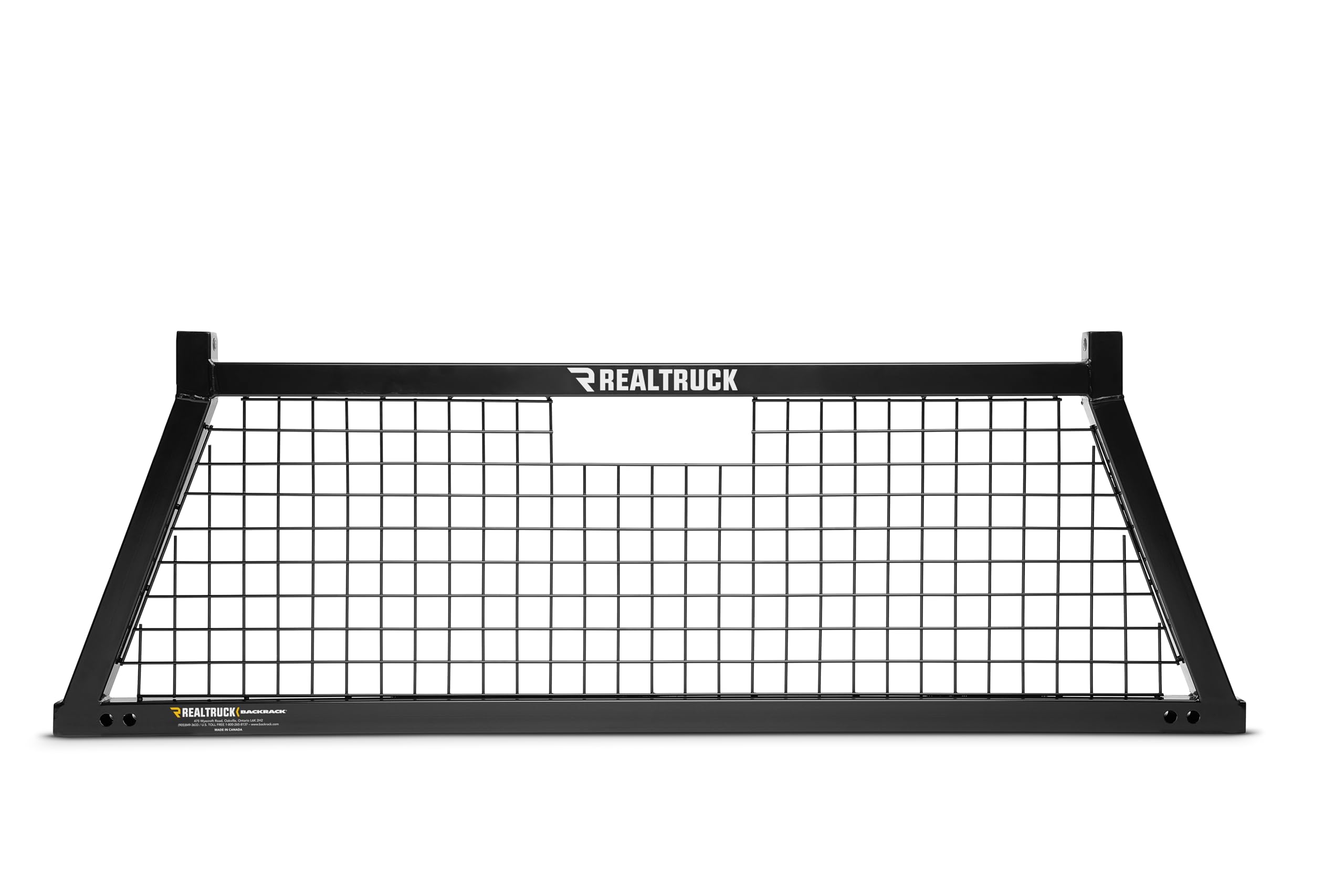 RealTruck BACKRACK Safety Rack Frame Only | Black, No Drill | 10600 | Fits 2015-2025 Chevrolet/GMC Colorado/Canyon; 2019-2025 Fo