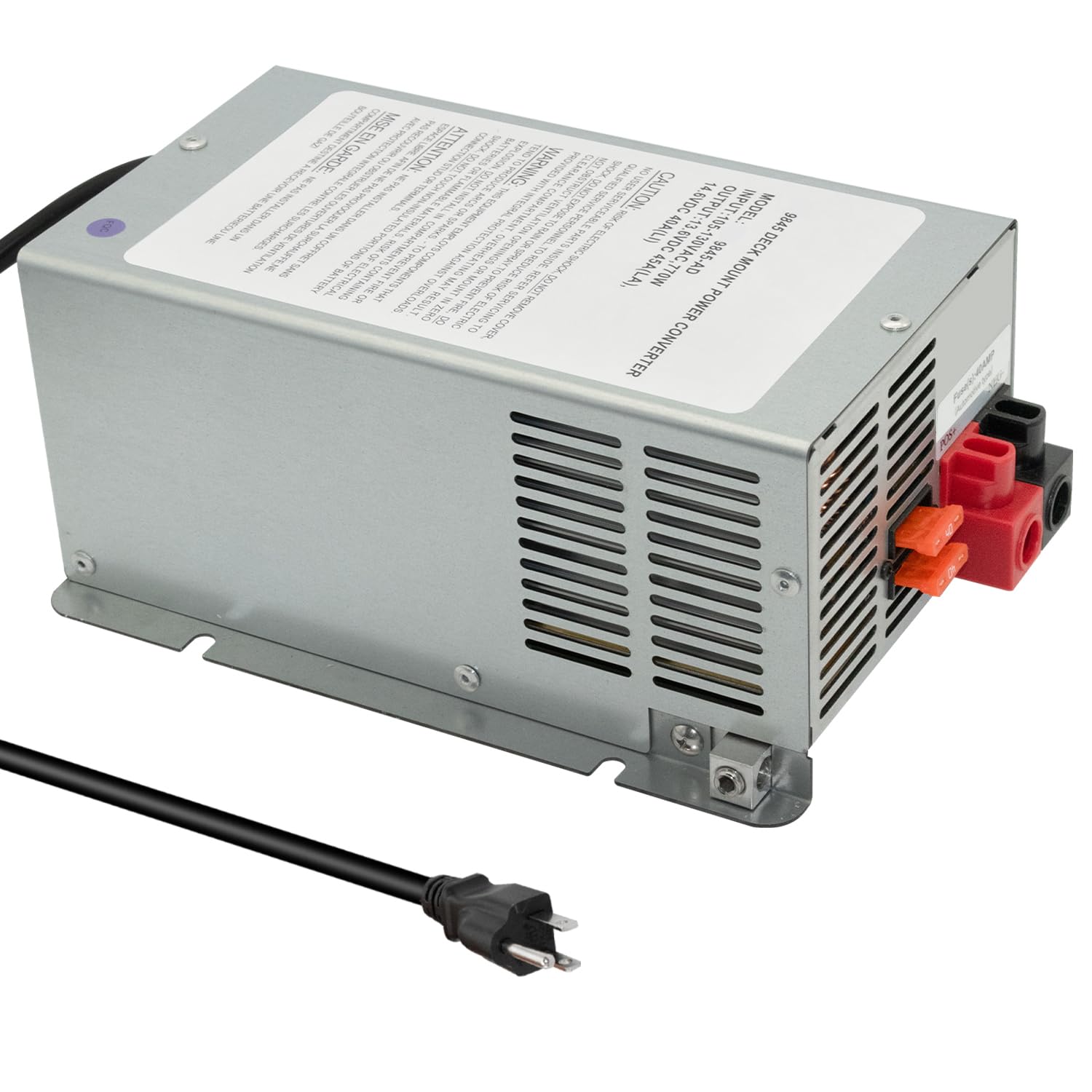 9845-AD Deck Mount Converter Replacement for RV Trailer Camper 9800 Series (45amp)