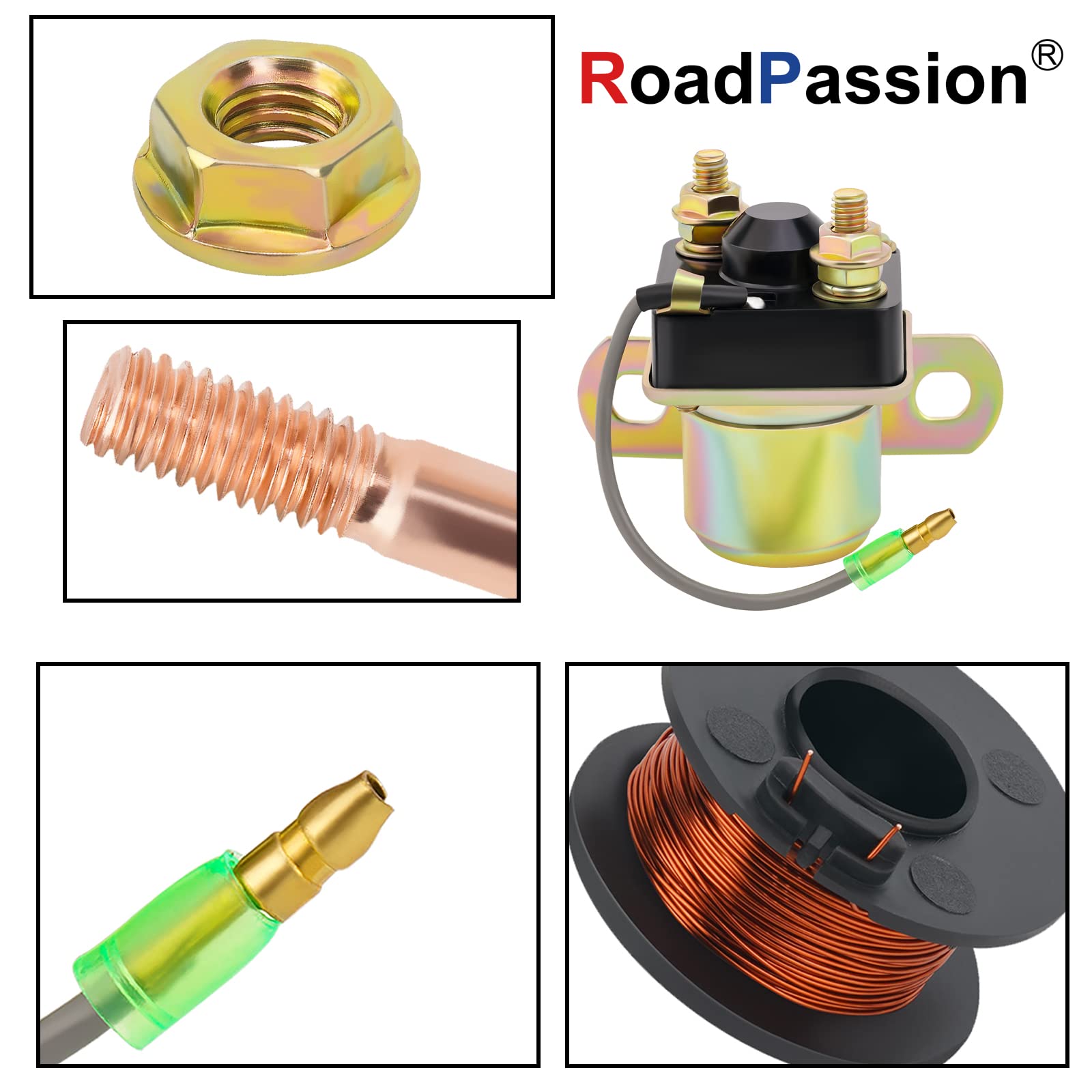 Road Passion Starter Solenoid Relay For Polaris Magnum 325 2000-2002 Magnum 425 1995-1998 Magnum 500 1999-2002 Atv
