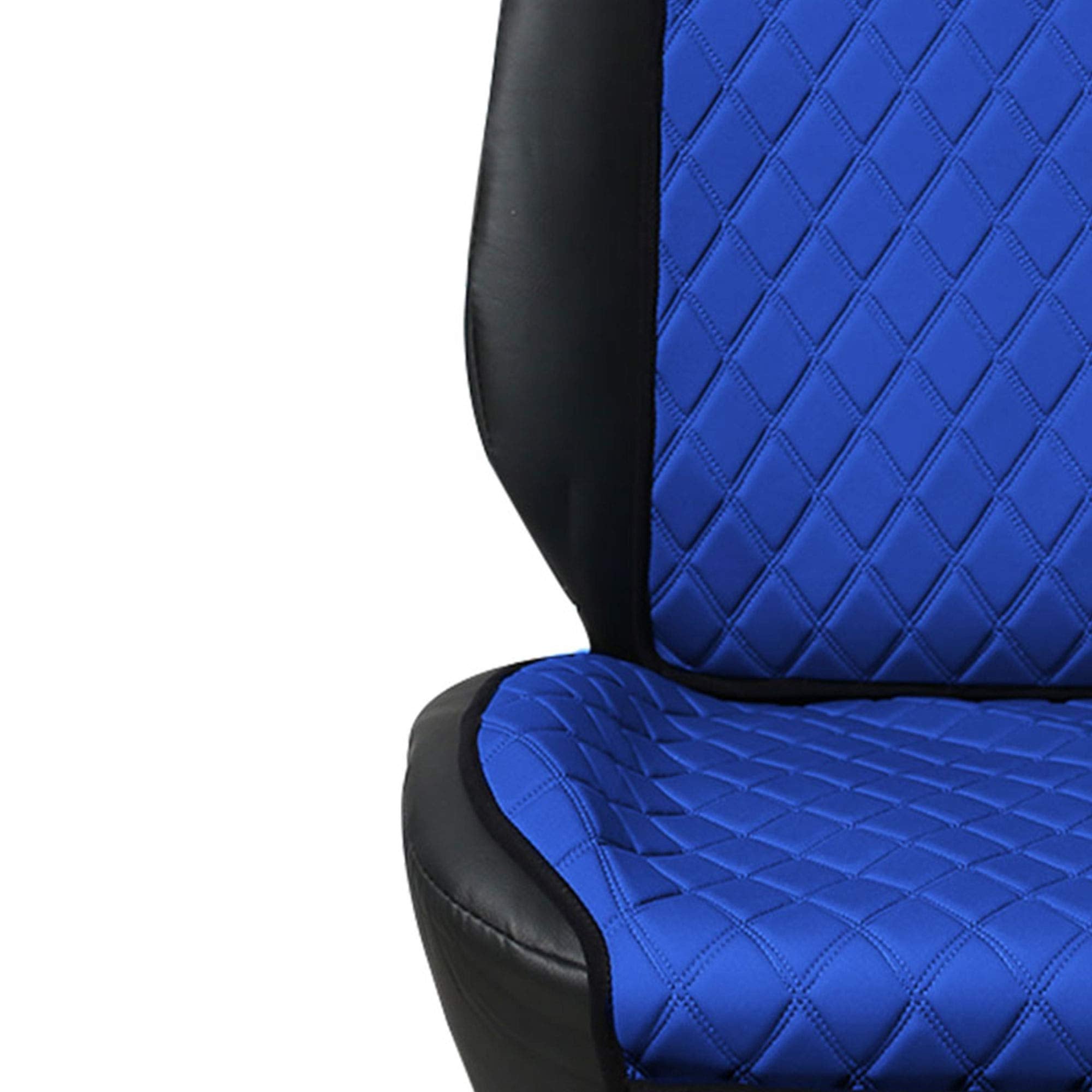 Fh Group Car Seat Cushion Front Set Blue Neosupreme Automotive Seat Cushions - Universal Fit, Car Seat Cushion With Front Pocket