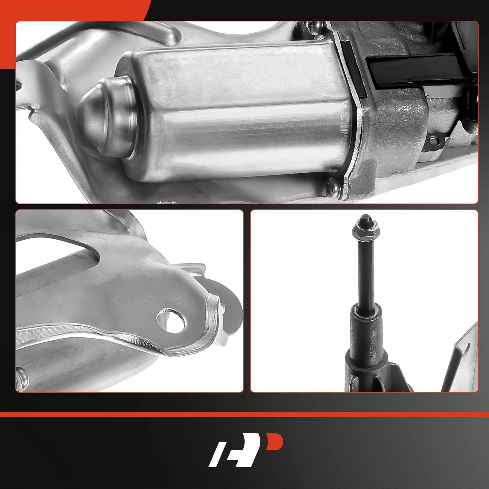 A-Premium Rear Windshield Wiper Motor Compatible with Honda Fit 2009 2010 2011 2012 2013 2014, L4 1.5L, Hatchback, 3-Pin, Replace# 76710TF0003