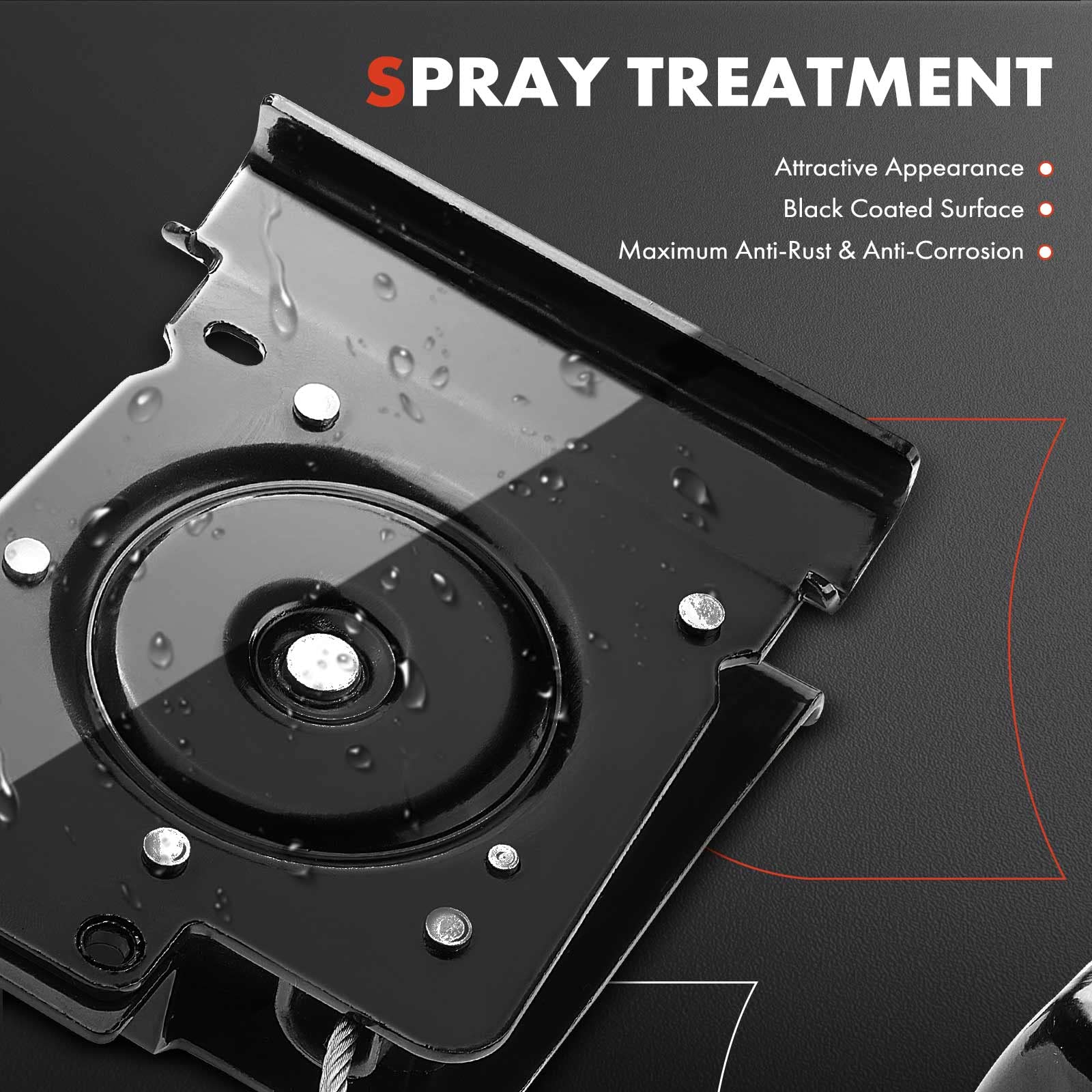 A-Premium Spare Tire Hoist Assembly Tire Winch Carrier Holder Compatible With Chevrolet Chevy Gmc Silverado Sierra 2500 2500Hd 3500 3500Classic 3500Hd 2003-2010 Replaces# 924-502/19259450