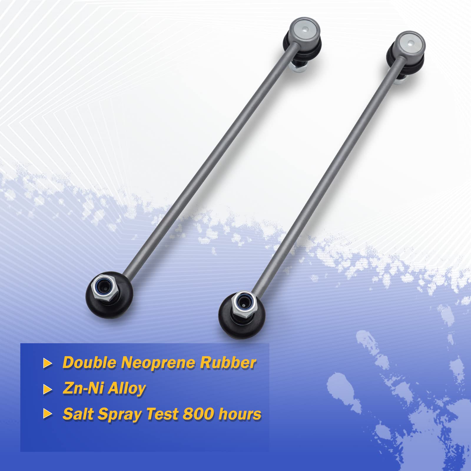 K750124 Zinc-Nickel Alloy Front Stabilizer Sway Bar Links For 2001-2013 Acura Mdx /2010-2013 Acura Zdx /2001-2015 Honda Pilot /1