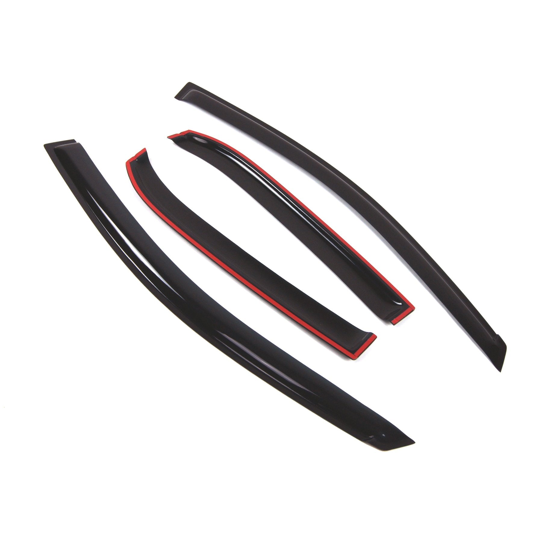 Car Window Rain Guard | Outside Mount Visors Auto Side Window Deflectors | Windows Visor Rain Shields Compatible With 2009-2013