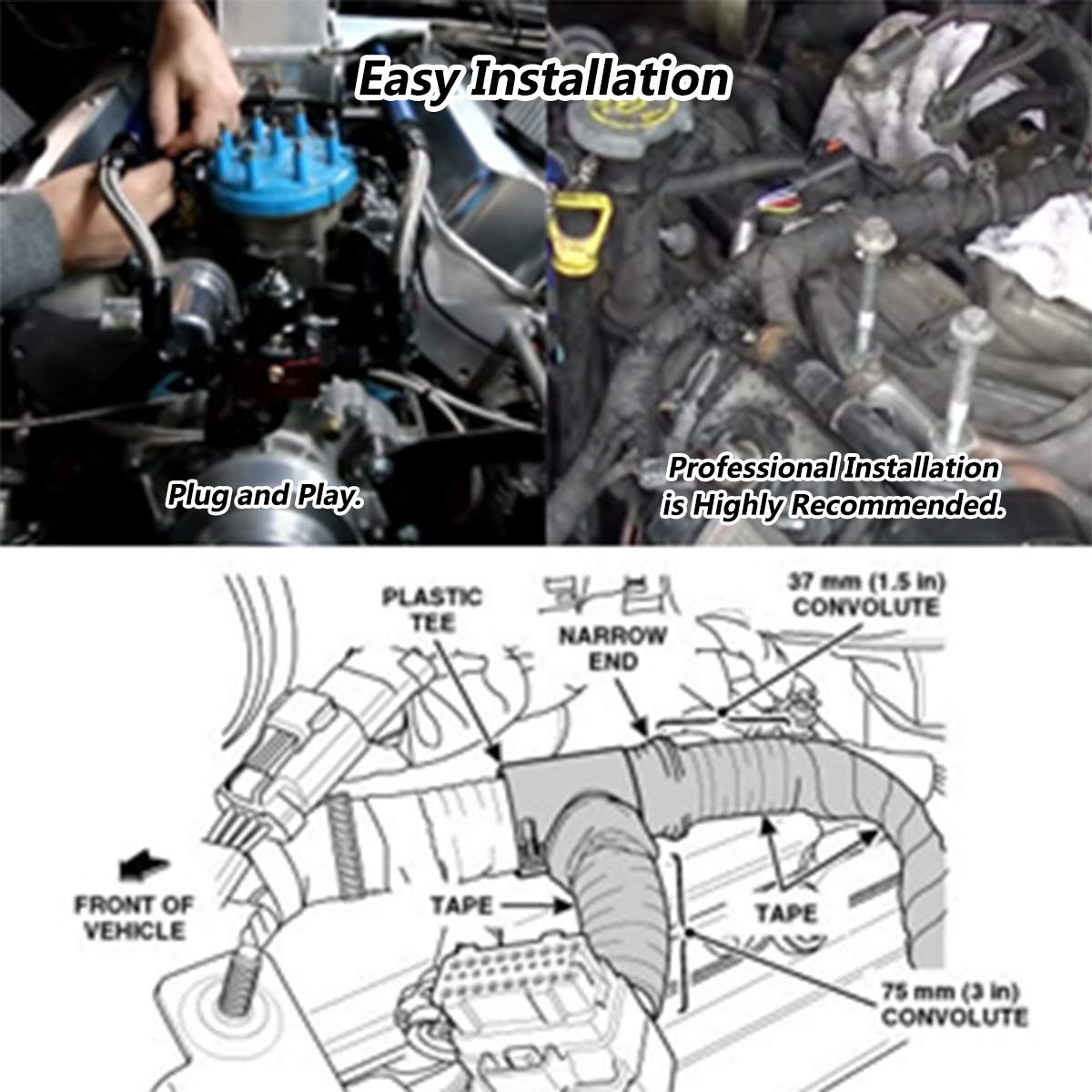 Tikscience Ficm Engine Fuel Injector Complete Wire Harness 5C3Z9D930A Fit For Ford F250 F350 F450 F550 Excursion 2003 2004 2005