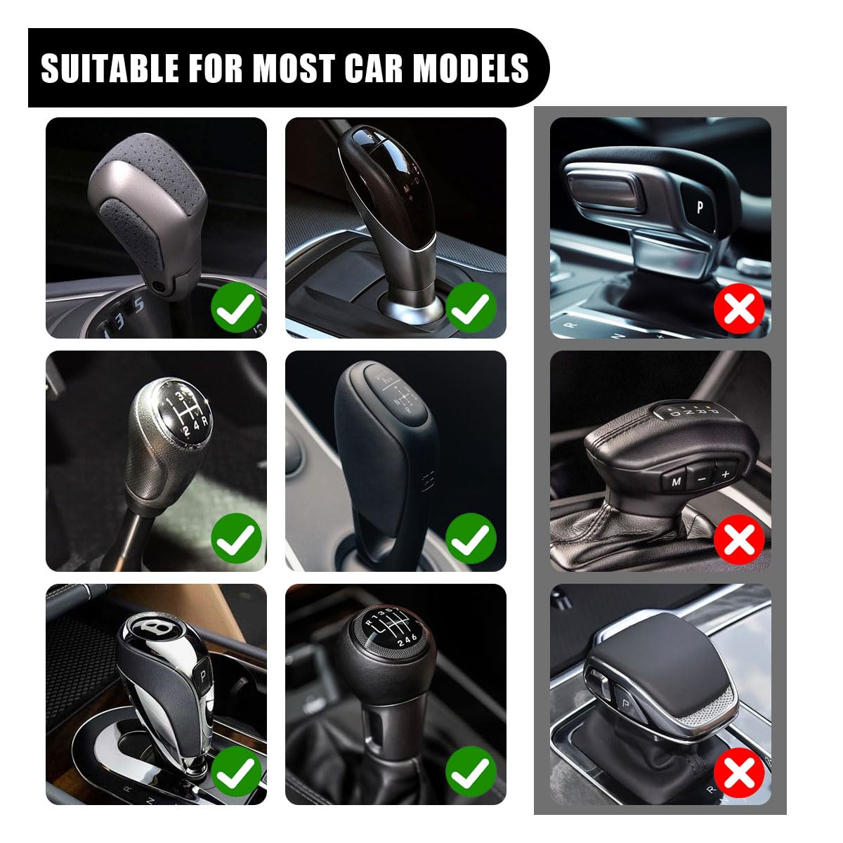 2Pcs Car Gear Shift Cover, Winter Warm Fashionable Hoodie Car Shift Knob, Auto Decor Interior Accessories Shift Knob For Car, Su