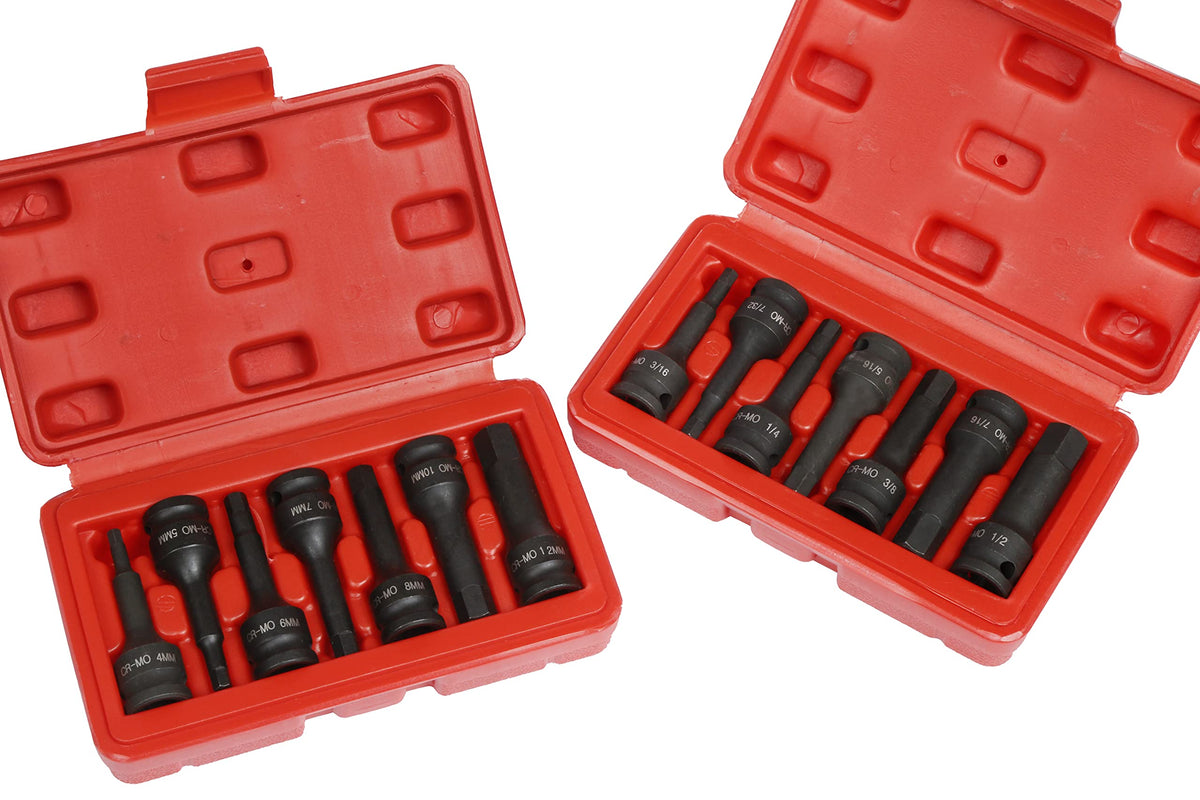 3/8' DR HEX ALLEN DRIVER IMPACT SOCKET SET + FREE SET!