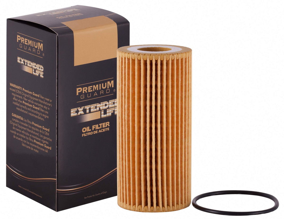 Premium Guard PG8161EX Extended Life Oil Filter up to 10,000 Miles | Fits 2023-13 various models of Volkswagen, Audi, Porsche, S