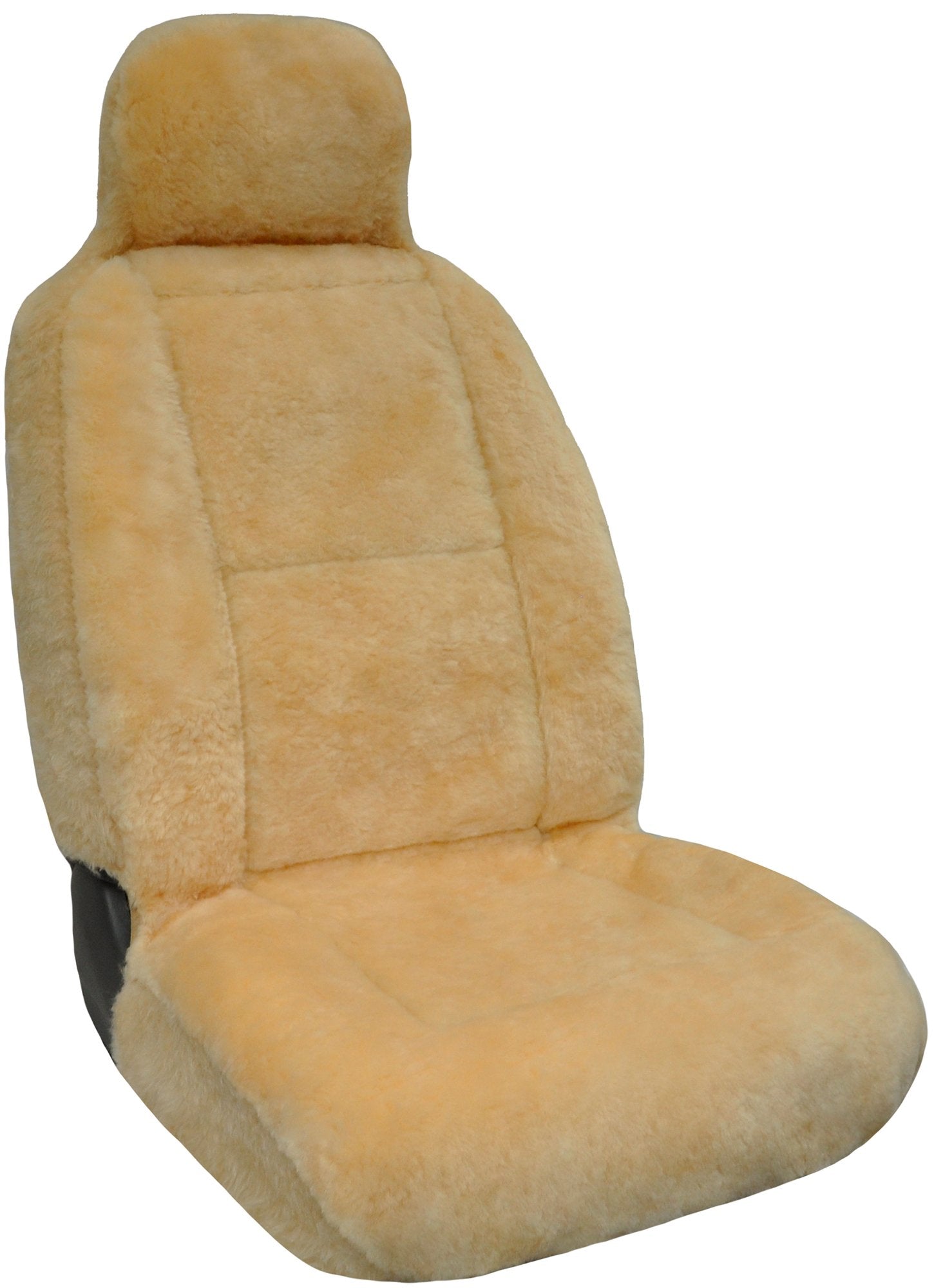 Eurow Australian Merino Sheepskin Car Seat Cover, Plush Universal Fit For Most Vehicles, Summer Cool & Winter Warm, Side Airbag