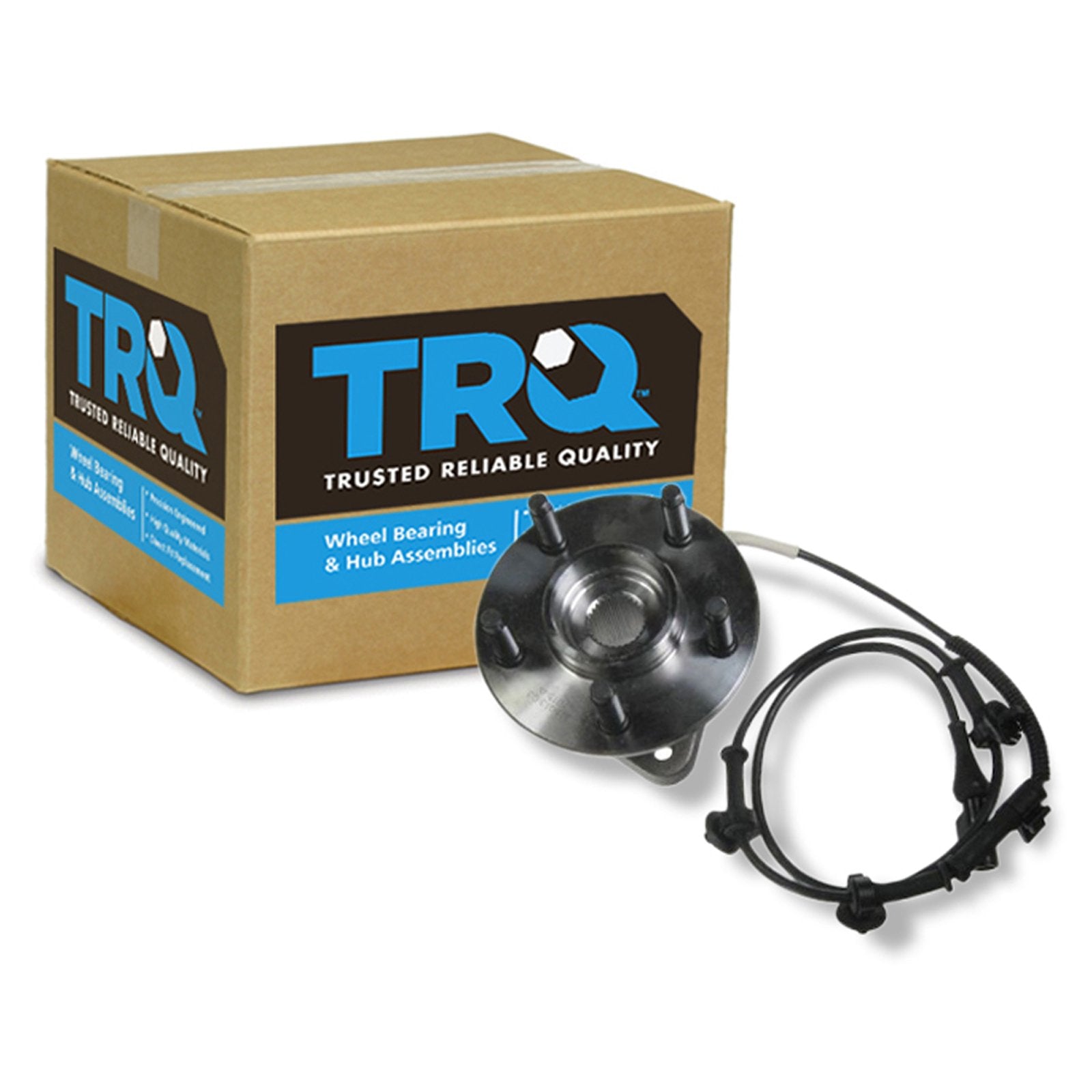 Trq Front Wheel Bearing & Hub Assembly 4Wd With Abs Sensor Compatible With 2000-2002 Ford Ranger 2001-2002 Mazda B3000 B4000