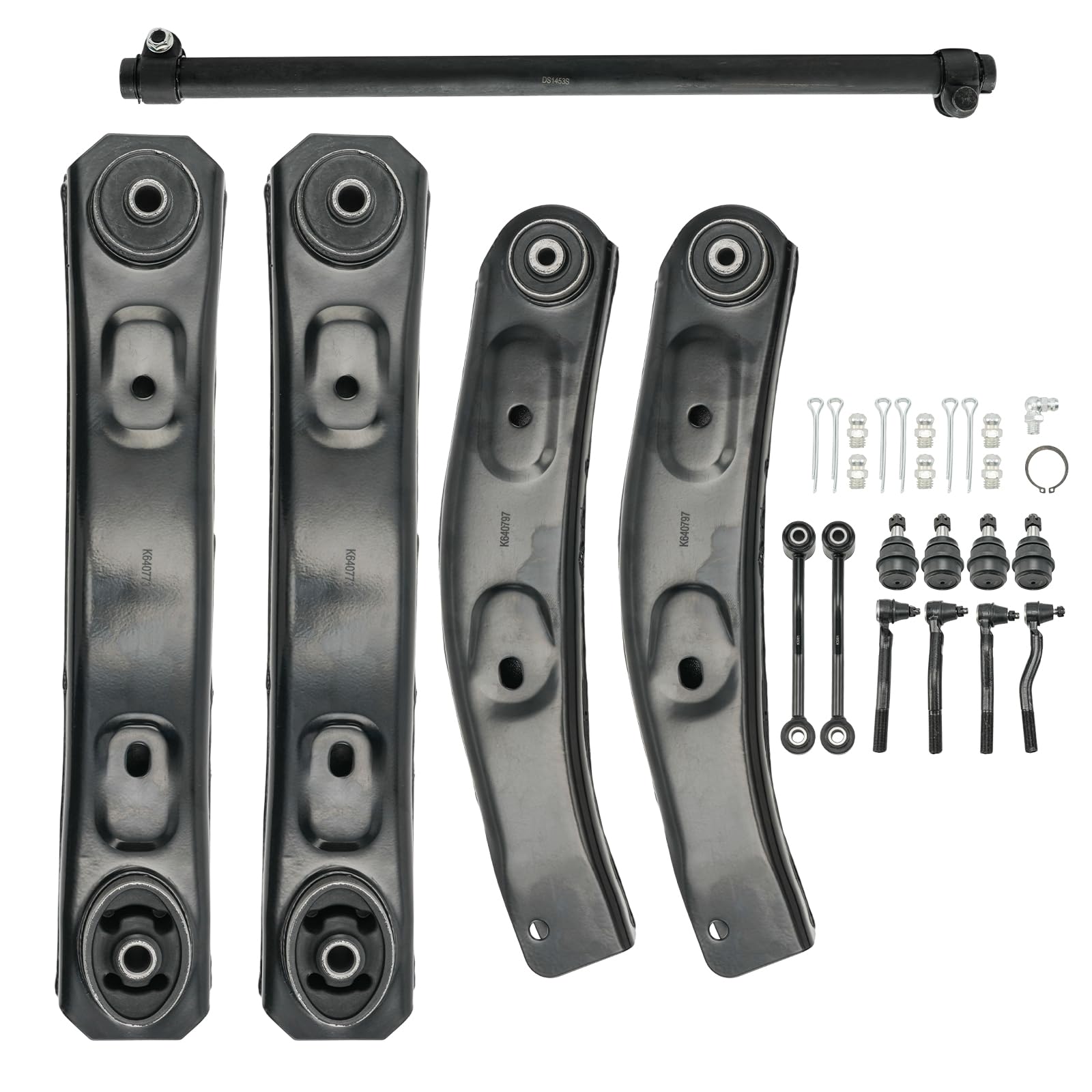 KAC Front Lower Control Arm Front Suspension Kit Fit for Jee-p Grand Cherokee 1999-2004 Automotive Replacement Control Arm K6407