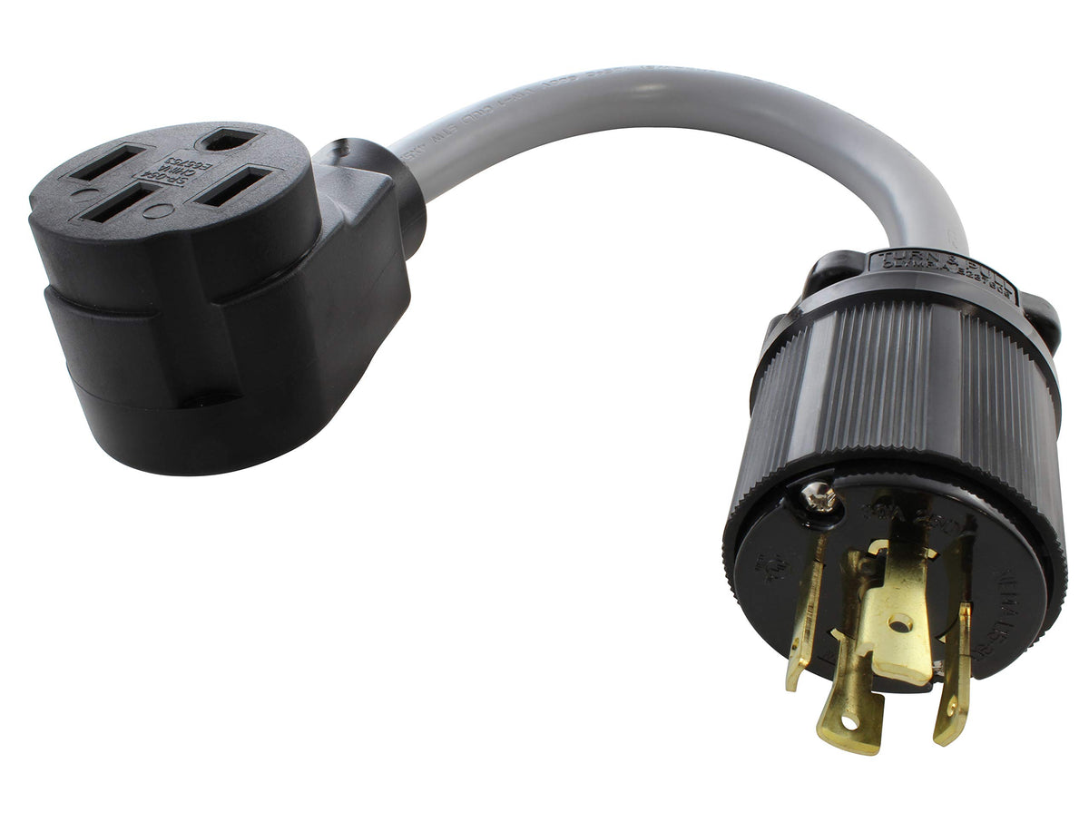 Ac Works Electric Vehicle Charging Adapter For Tesla Use (L15-30 30A 250V 3-Phase To Tesla)