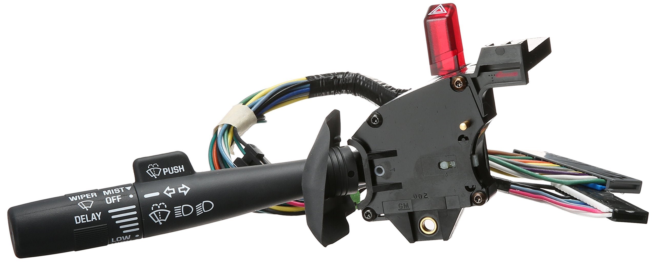 GM Genuine Parts D6229A (26100986) Turn Signal, Headlight Dimmer, Windshield Wiper, and Hazard Switch with Lever