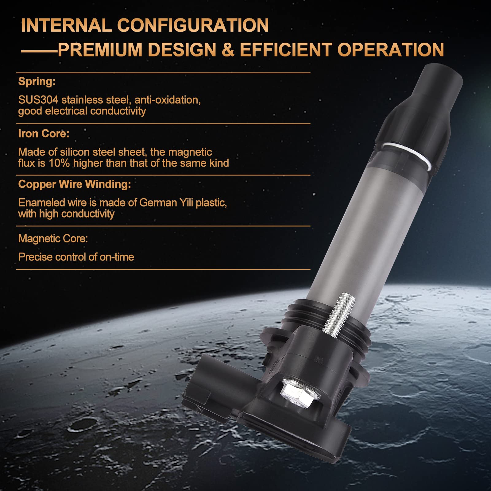 Ignition Coil Pack Uf569 Compatible With Chevy Traverse Cadillac Ats Cts Saturn Gmc Acadia