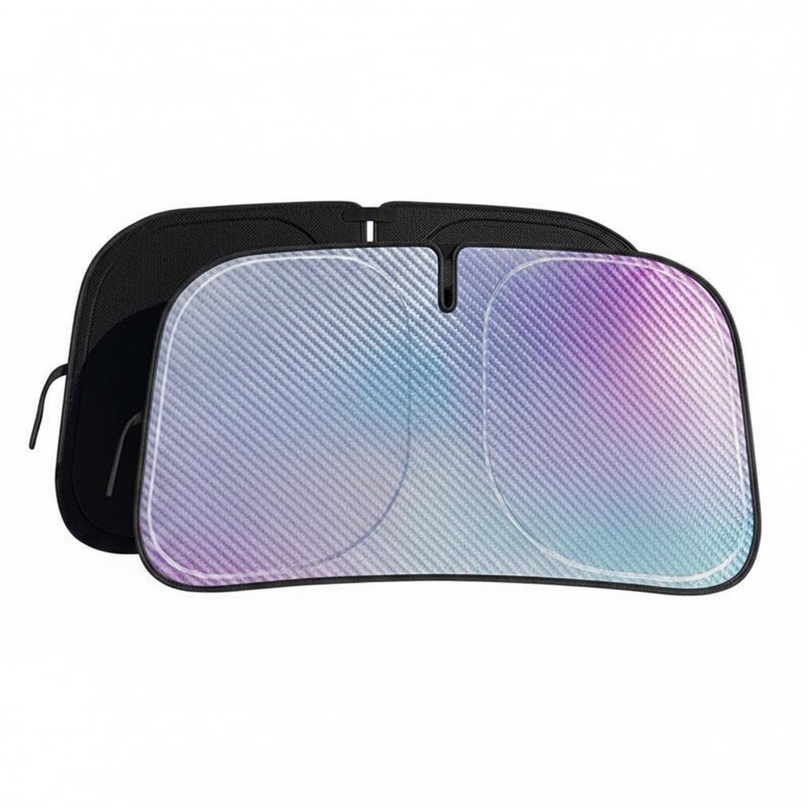 Merishopp Heat Insulation Windshield Sunshade Protection Foldable Car Sun Visor Full Coverage Front Window Sun Blocker Double La