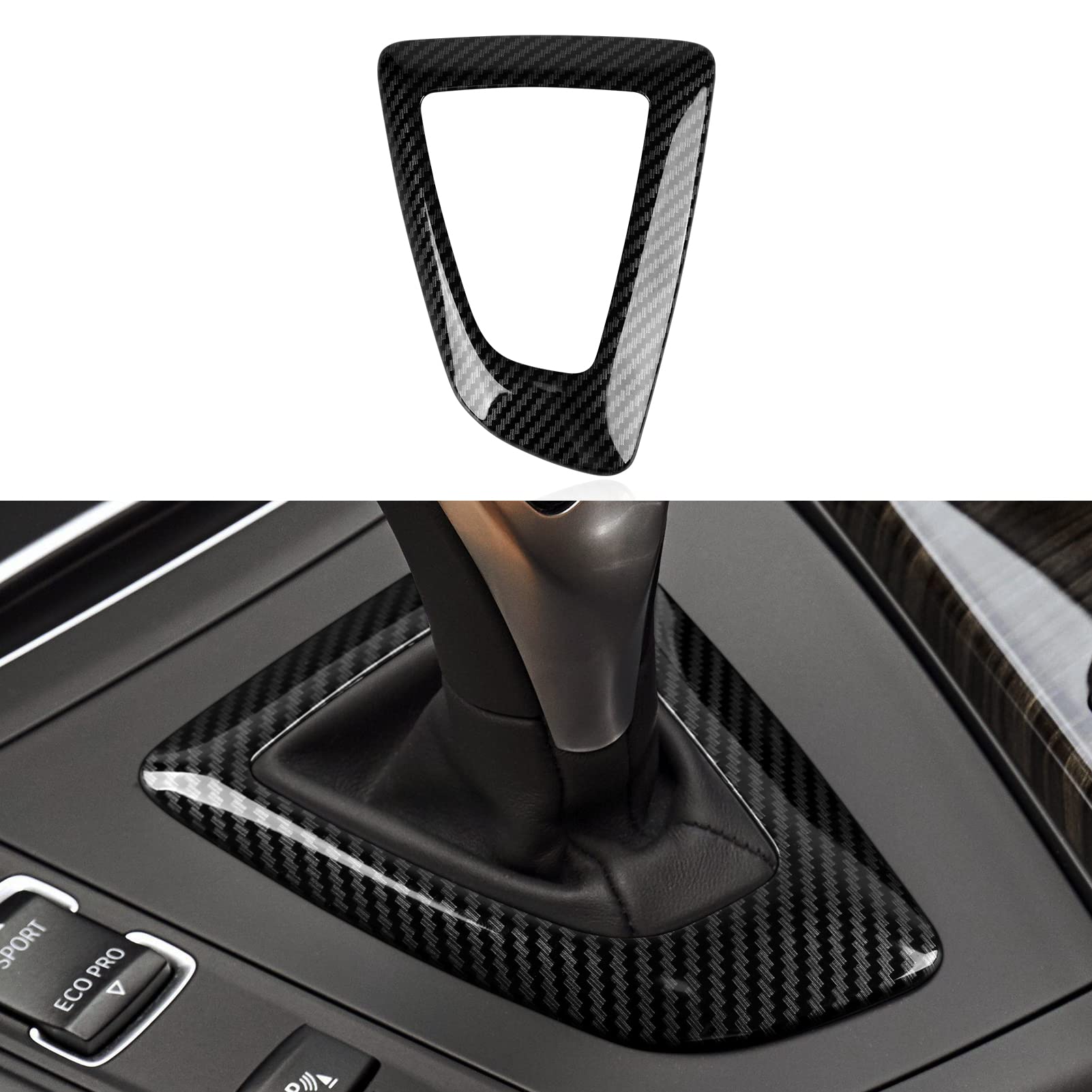 Car Gear Shift Frame Cover Trim Sticker Decals Fit For Bmw F20 F21 F22 F23 F30 F31 F32 F33 F34 F35 F36 Accessories (Style C)