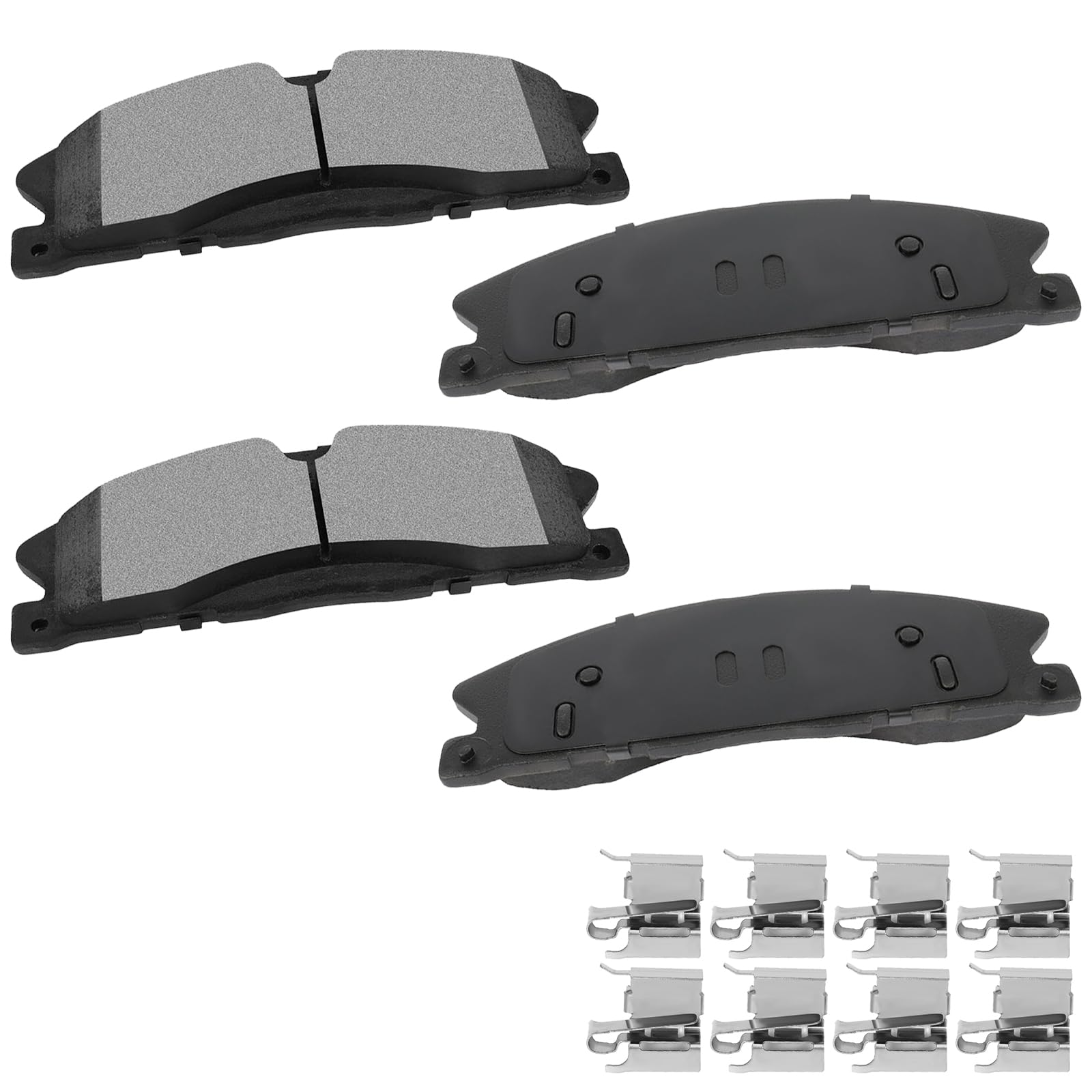 Cciyu D1611 Front Ceramic Brake Pads Kits Fit For Ford Explorer,Flex,Police Interceptor Sedan,Police Interceptor Utility,Special