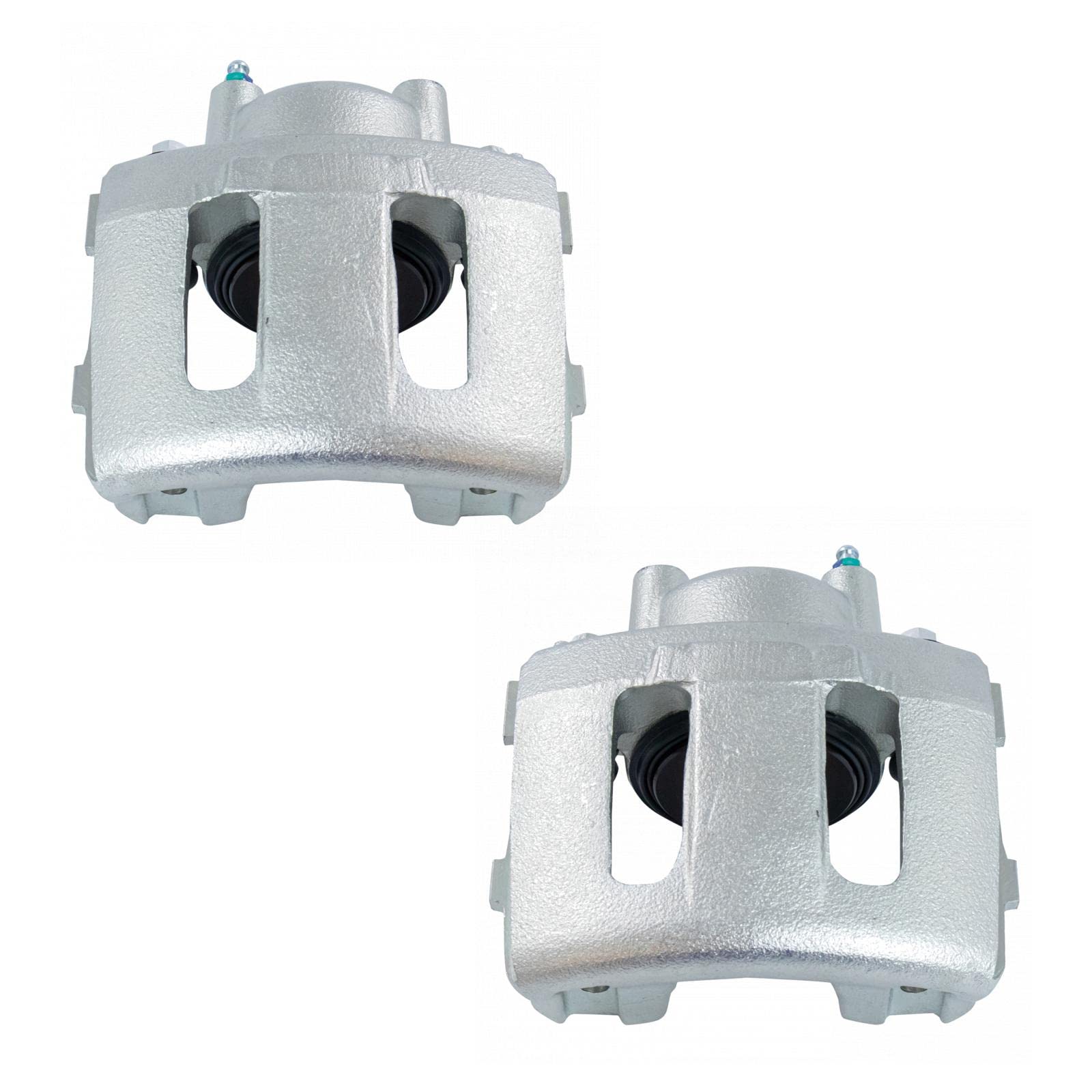 Trq Front Brake Caliper Set Compatible With 1990-2001 Jeep Cherokee 1990-1992 Comanche 1993-1998 Grand Cherokee 1993 Grand Wagon