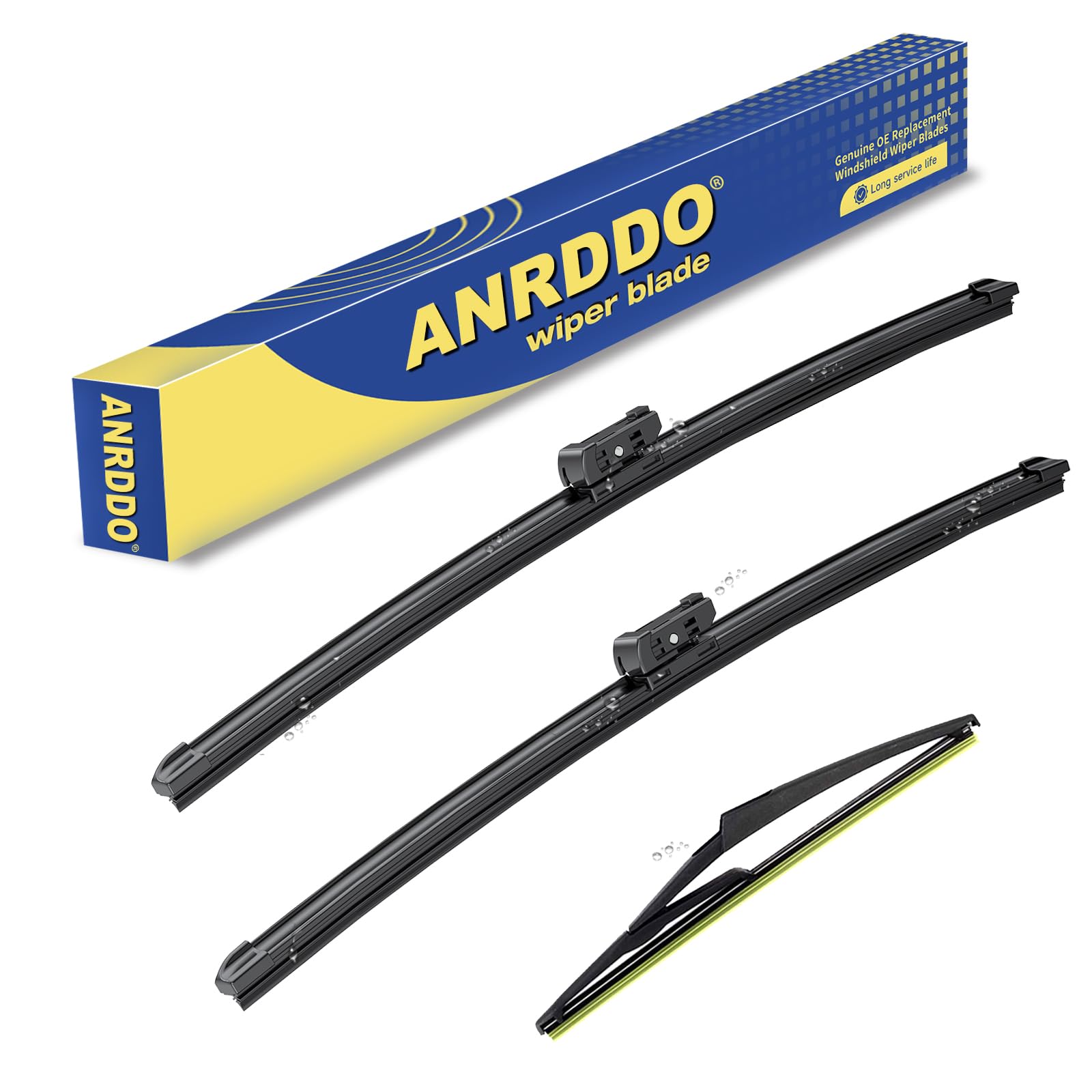 3 Wipers Factory Replacement For Benz Gl-Class 2013-2016 Gl450 Gl350 Gl550 Ml-Class 2012-2015 Ml350 Ml550 Ml63 Gle-Class 2016-20