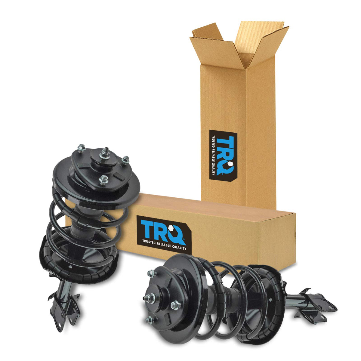 Trq Front Strut & Coil Spring Assembly Set Driver & Passenger Sides Compatible With 03-06 Acura Mdx