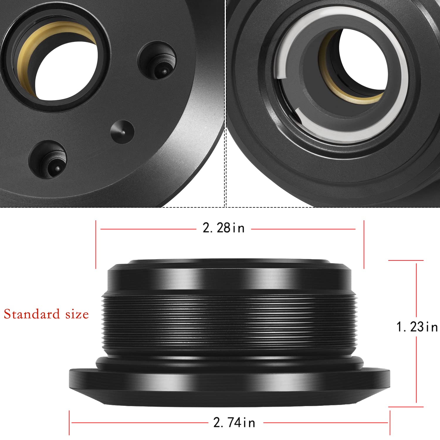 Black Outboard Verado Trim Cap For Mercury Outboard 8M0118299 896157A01 6-Cylinder. 200Hp 225Hp 250Hp 275Hp 300Hp(Pack Of 2)