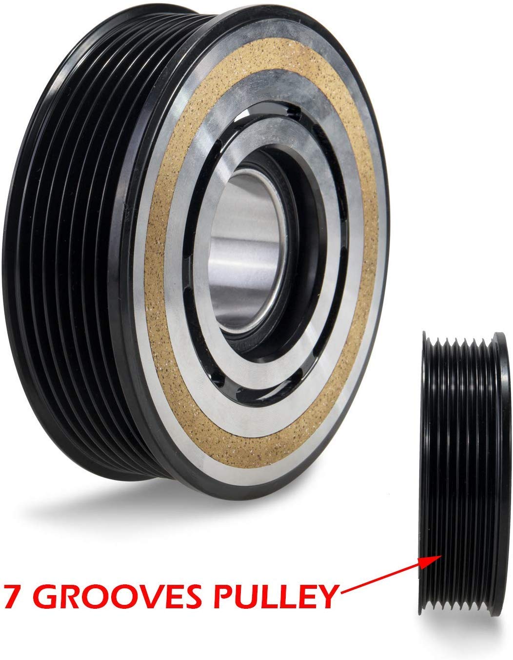 3mirrors New Clutch AC Complete Clutch Compatible with OE Compressor Toyota Tacoma 2005-2015 2.7L 4.0L; 2016 2.7L 3.5L Clutch Re