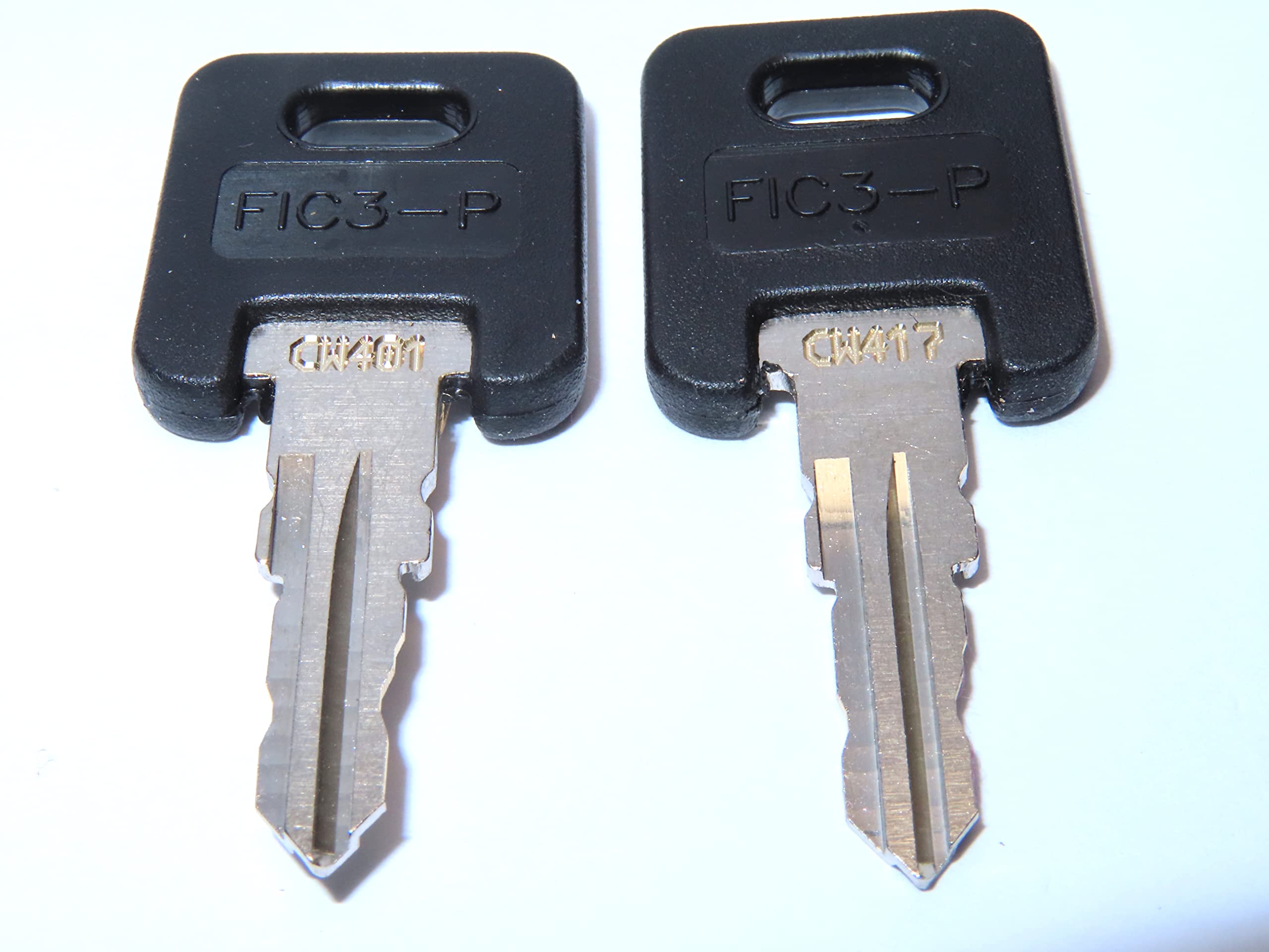 Cw407 Keys Fic Rv Motorhome Trailer Camper Cw Keys Cut To Lock/Key Number Cw407 From Cw401 To Cw417 2 Working Keys Travel Traile