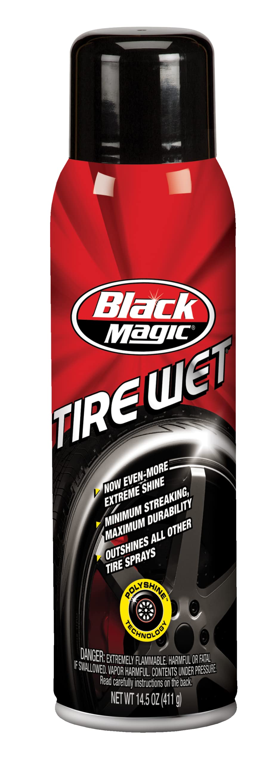 Black Magic Bc23220-6Pk Tire Wet Spray, 14.5 Oz. (Pack Of 6)