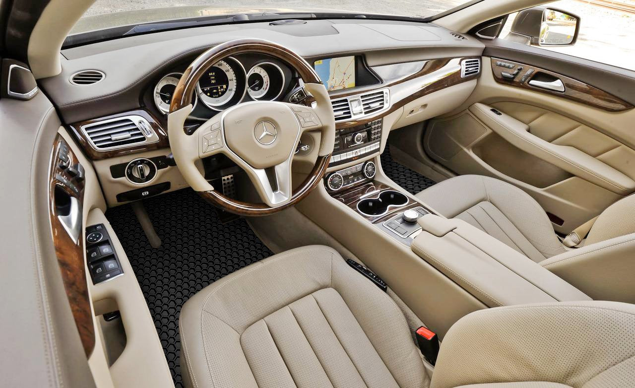 Toughpro Floor Mats Accessories (Front Mats) For Tesla Model 3 Highland All Weather Heavy Duty (Made In Usa) Black Rubber 2024 2