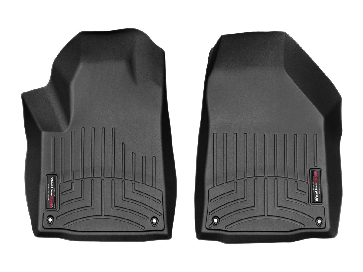 WeatherTech Custom Fit FloorLiners for Jeep Cherokee - 1st Row (448331), Black