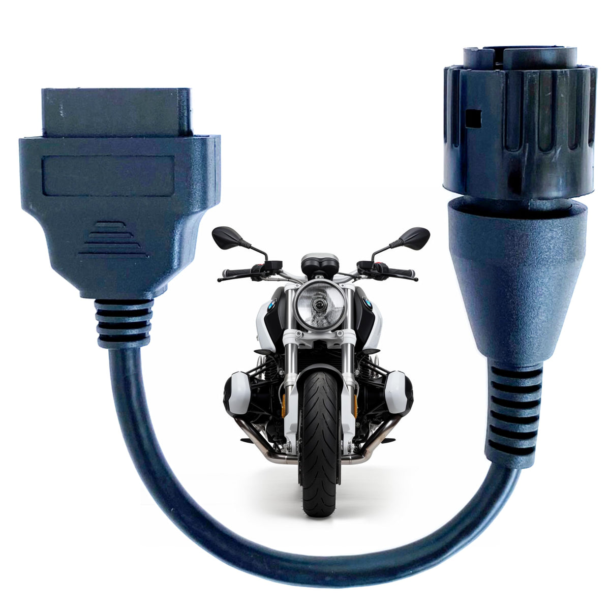 Ohp 10 Pin Obd Adapter For Bmw Motorcycle  Gs-911 Alternative  Fits Obdlink & Obd2 Standard (Portable)