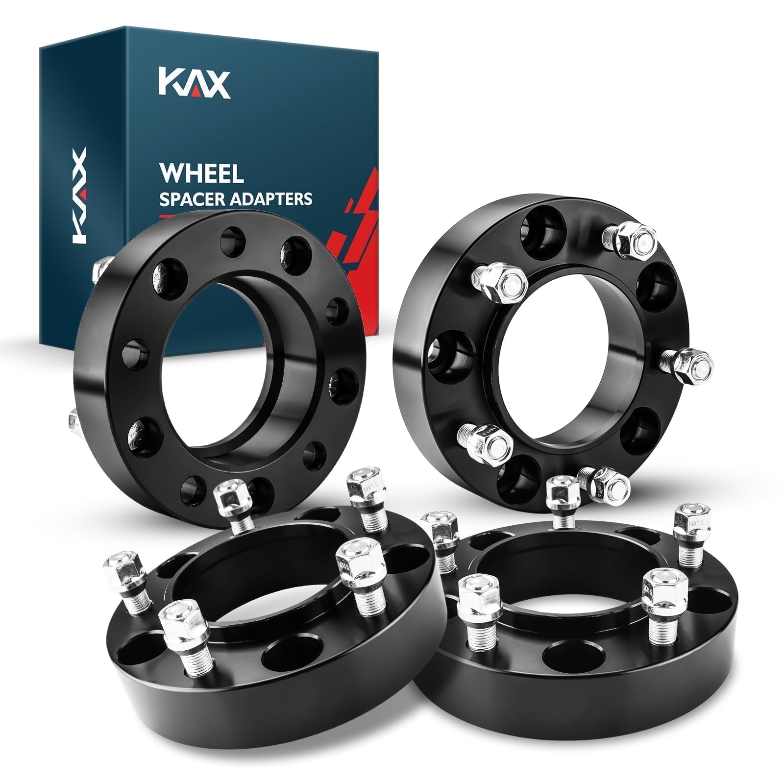 Kax 5X150 Wheel Spacers,1.5 Inch 5 Lug Hub Centric Wheel Spacers Fit For Tundra, Sequoia, Lx570, Land Crui-Ser With M14X1.5 Stud