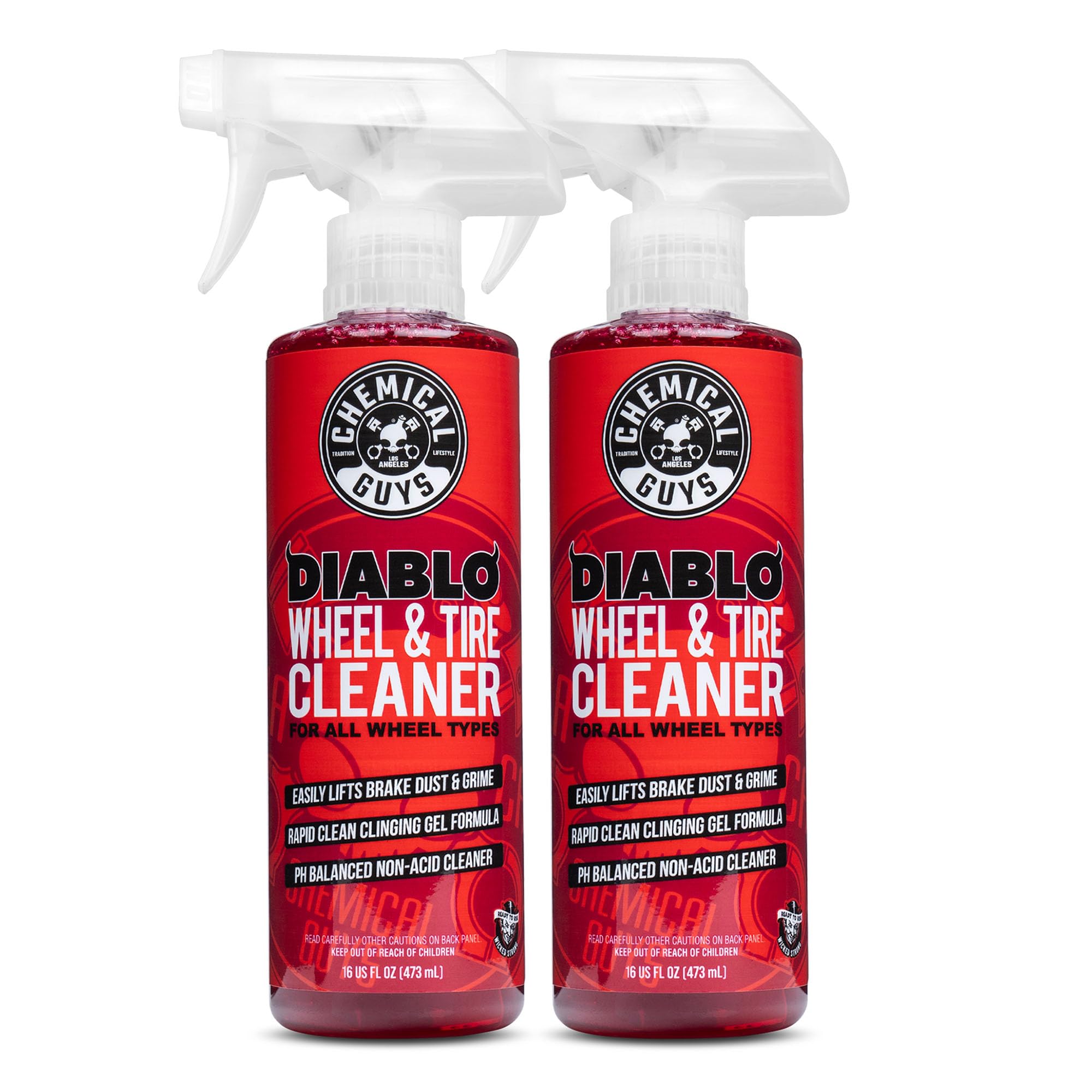 Chemical Guys Cld_998_1602 Sprayable Diablo Wheel Cleaner (Safe On All Wheel & Rim Finishes), Great For Cars, Trucks, Suvs, Moto