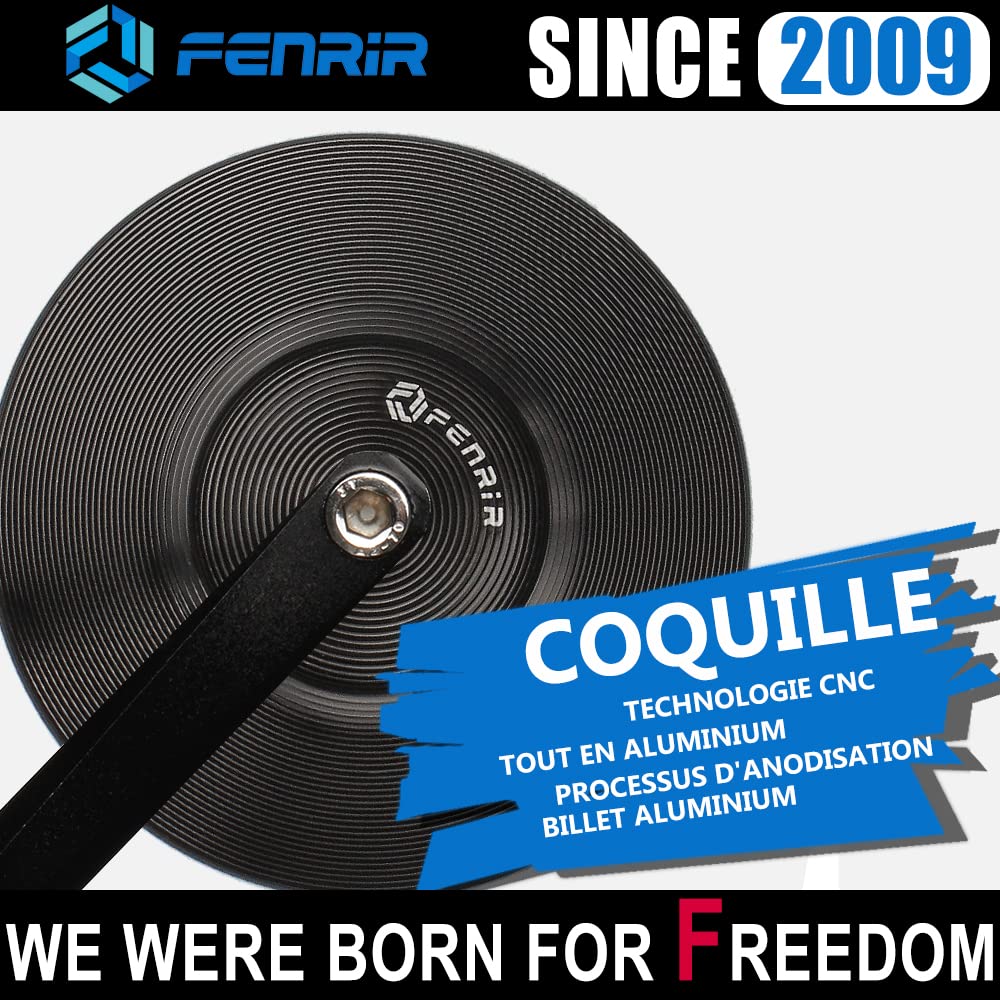 Fenrir Motorcycle Bar End Mirror For Sv650 Rebel1100 Cb1000R Cb650R Cb300R Xsr700 Xsr900 Z650Rs Z900Rs Vulcan S Rninet R18 Monster Scrambler Vitpilen Svartpilen V7 V9 Trident660 Speed Twin Bonneville