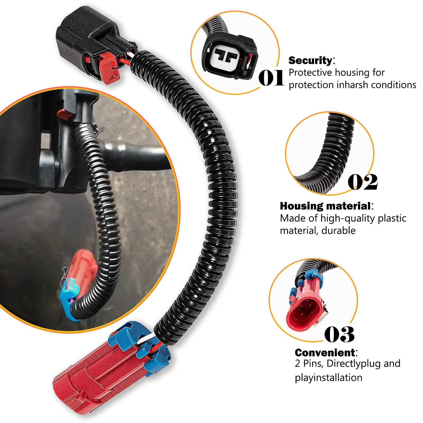 19257603 Adapter Vapor Canister Vent Valve Solenoid Jumper Wiring Harness Replacement